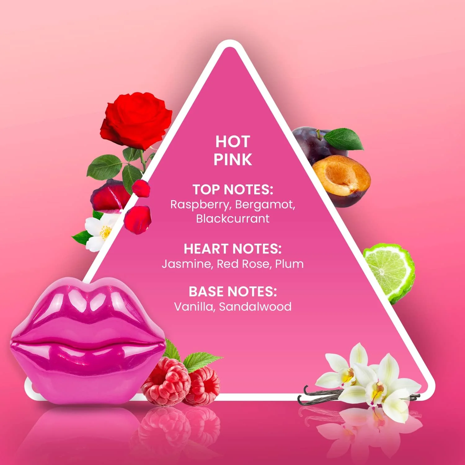 ادکلن زنانه صورتی داغ Smooch by So…? با رایحه گلی تازه، 30 میلی لیتر | عطر بادوام برای استفاده روزانه