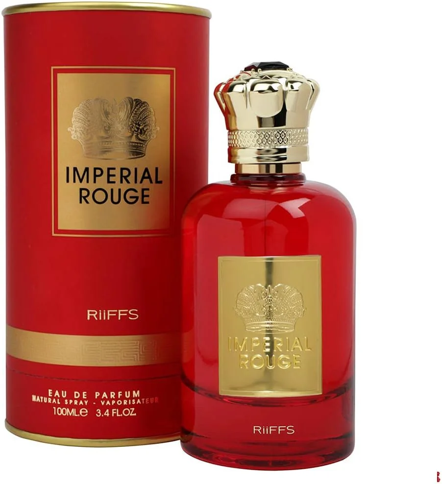 عطر زنانه ماندگار وارداتی 100 میلی لیتری RiiFFS Imperial Rouge، مرکباتی، شیرین و بالزامیک، رایحه ای آرامش بخش
