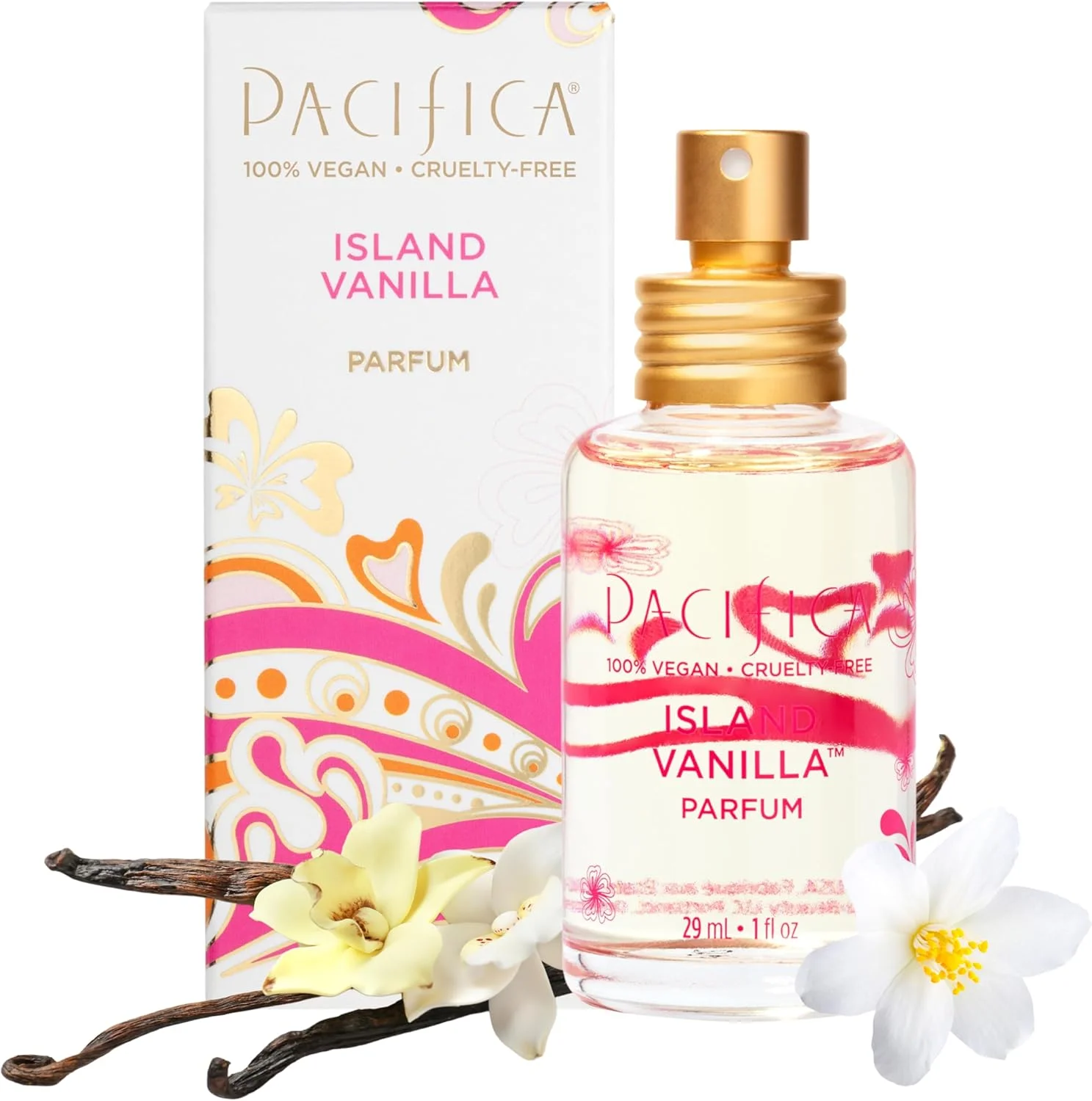 عطر زنانه پاسیفیکا مدل Island Vanilla حجم 30 میلی لیتر