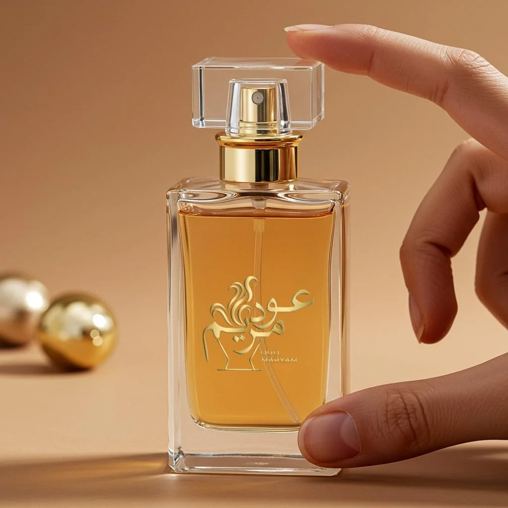 عود مریم عود البرکه 50 میلی لیتر عطر عربی ماندگار унисекс - رایحه 24-36 ساعته - گل رز ممتاز، هلو، وانیل و چوب سدر