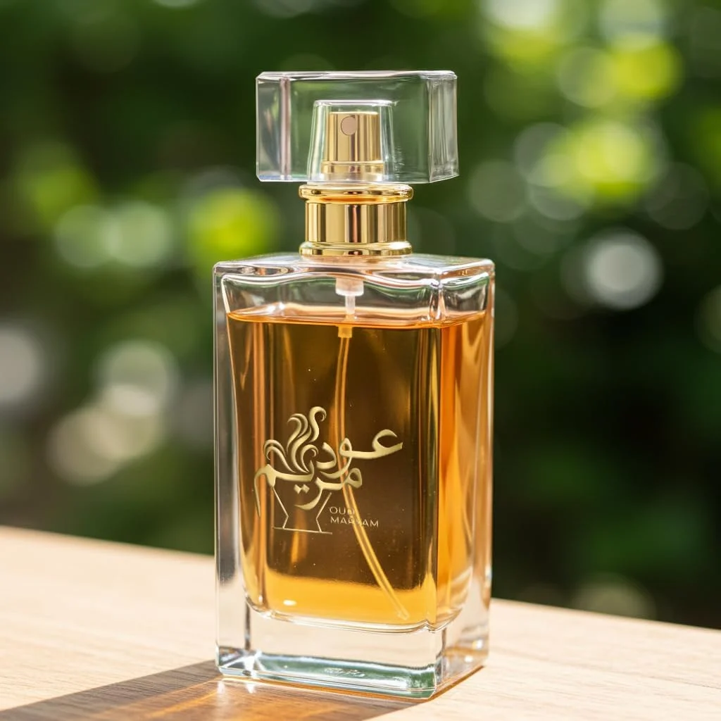 عود مریم عود البرکه 50 میلی لیتر عطر عربی ماندگار унисекс - رایحه 24-36 ساعته - گل رز ممتاز، هلو، وانیل و چوب سدر