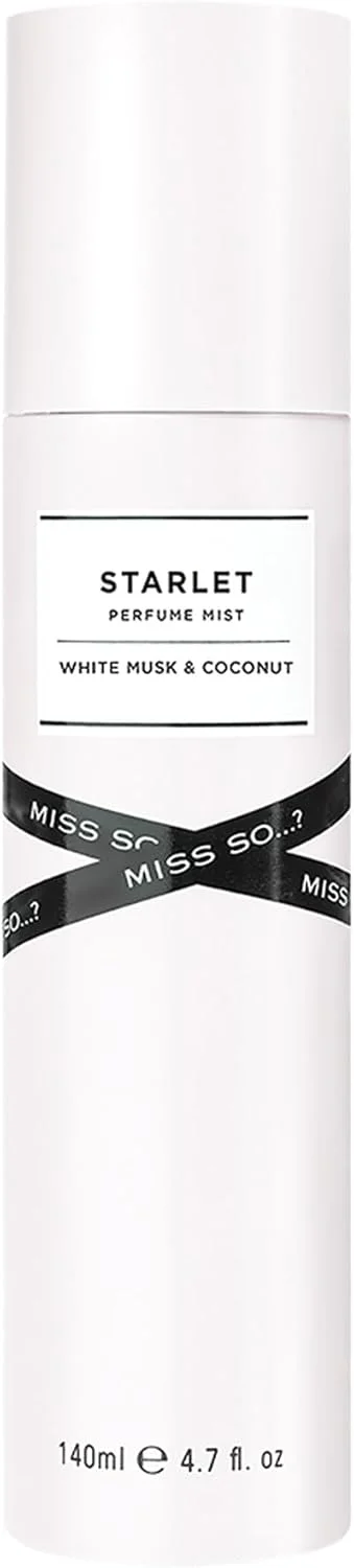 بادی میست زنانه Miss So...? مدل Starlet – عطری جذاب، ماندگار و فریبنده برای زنان، مناسب برای ظرافت و اعتماد به نفس روزمره، 140 میلی لیتر