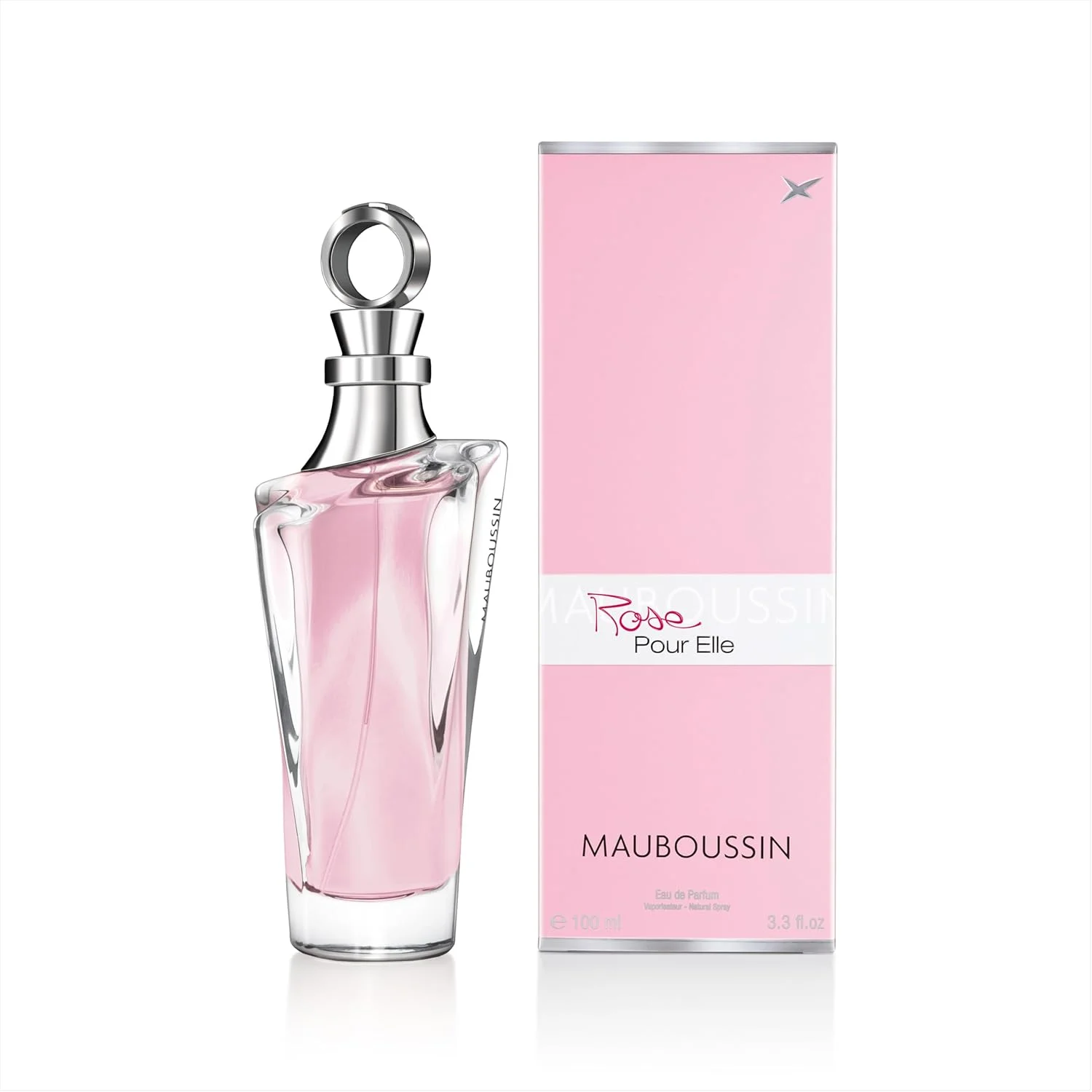 مابوسین - Rose Pour Elle 100ml (3.3 Fl Oz) - ادو پرفیوم زنانه - رایحه های گلی، میوه ای و تازه