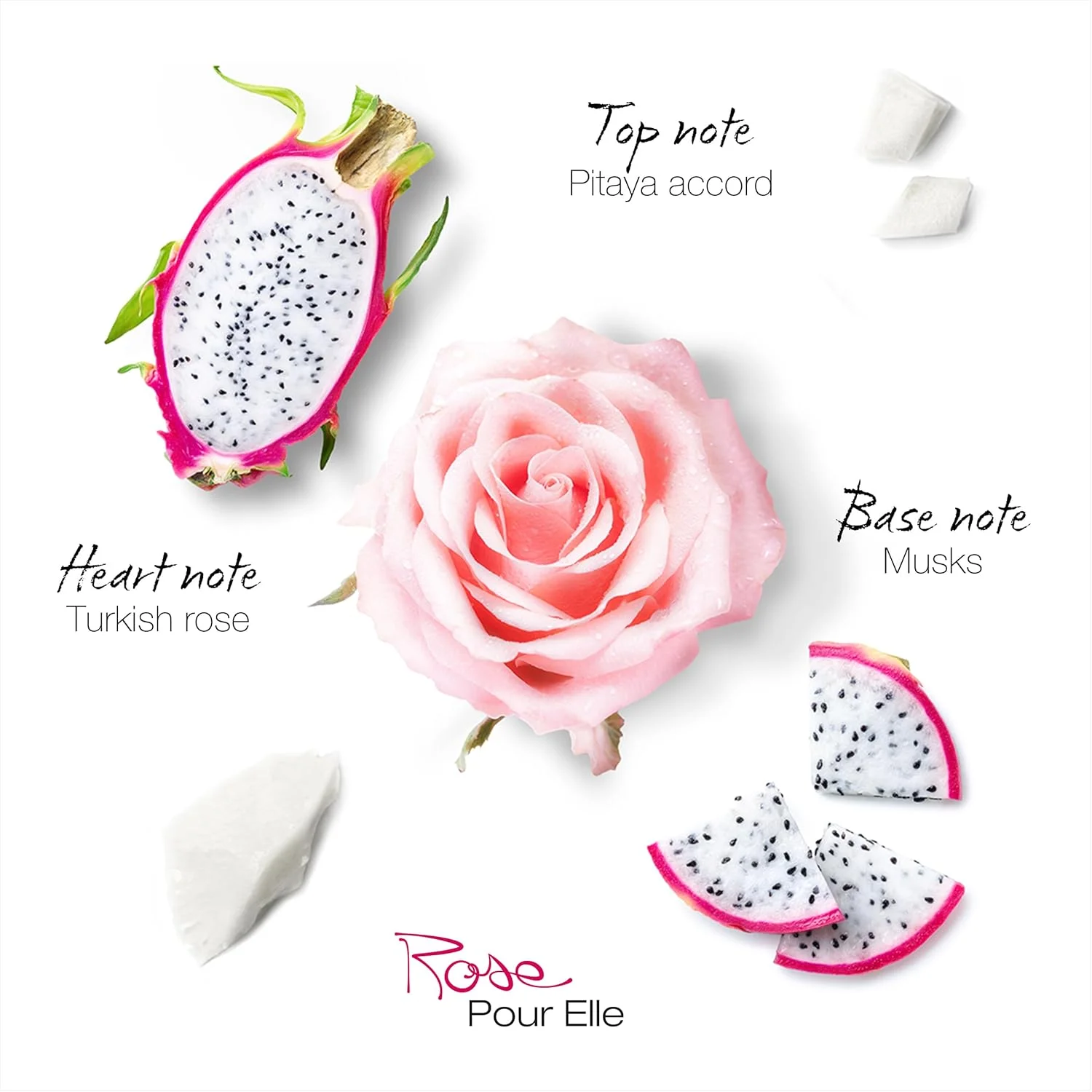 مابوسین - Rose Pour Elle 100ml (3.3 Fl Oz) - ادو پرفیوم زنانه - رایحه های گلی، میوه ای و تازه مابوسین - Rose Pour Elle 100ml (3.3 Fl Oz) - ادو پرفیوم زنانه - رایحه های گلی، میوه ای و تازه