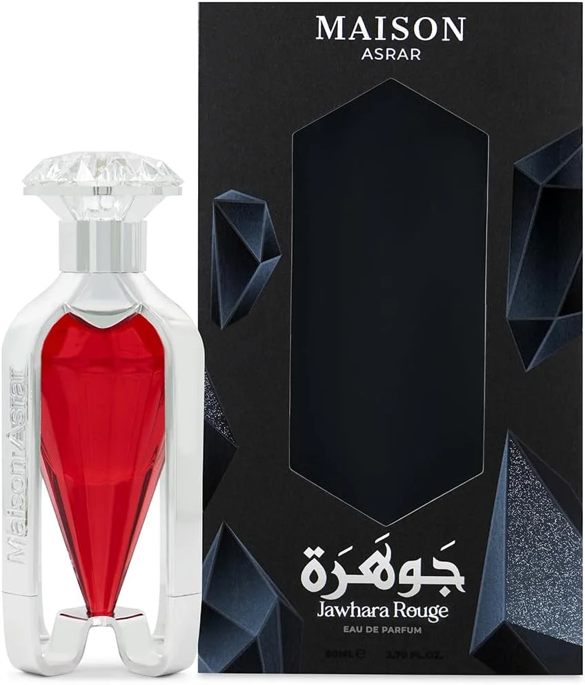 ادکلن زنانه MAISON ASRAR Jawhara Rouge Eau De Parfum EDP 80ml ادکلن زنانه MAISON ASRAR Jawhara Rouge Eau De Parfum EDP 80ml