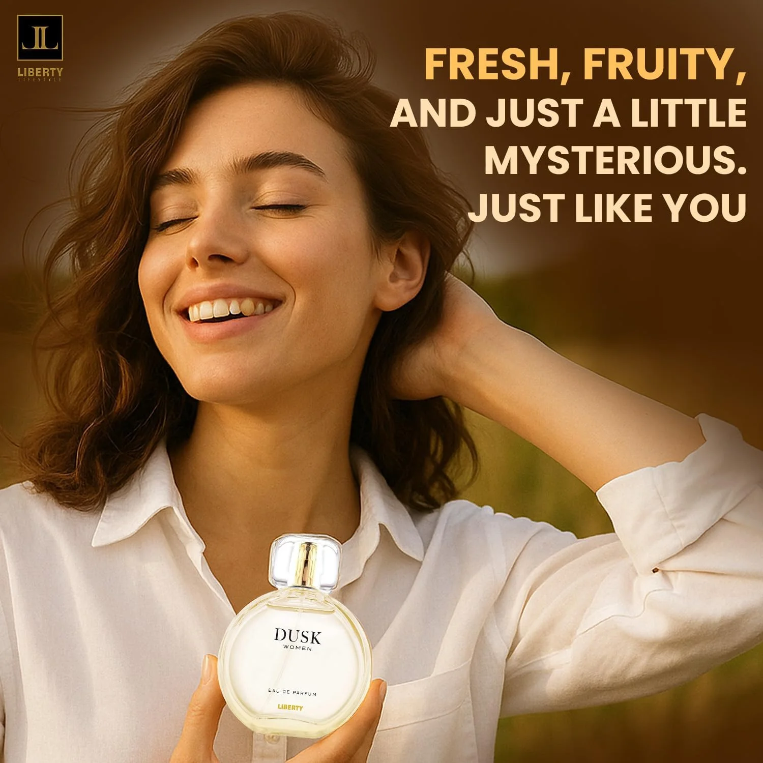 عطر زنانه لیبرتی، 100 میلی لیتر، عطر ماندگار Dusk Perfumes، ادو پرفیوم، رایحه میوه ای لوکس برای زنان، اسپری عطر تابستانی عطر زنانه لیبرتی، 100 میلی لیتر، عطر ماندگار Dusk Perfumes، ادو پرفیوم، رایحه میوه ای لوکس برای زنان، اسپری عطر تابستانی