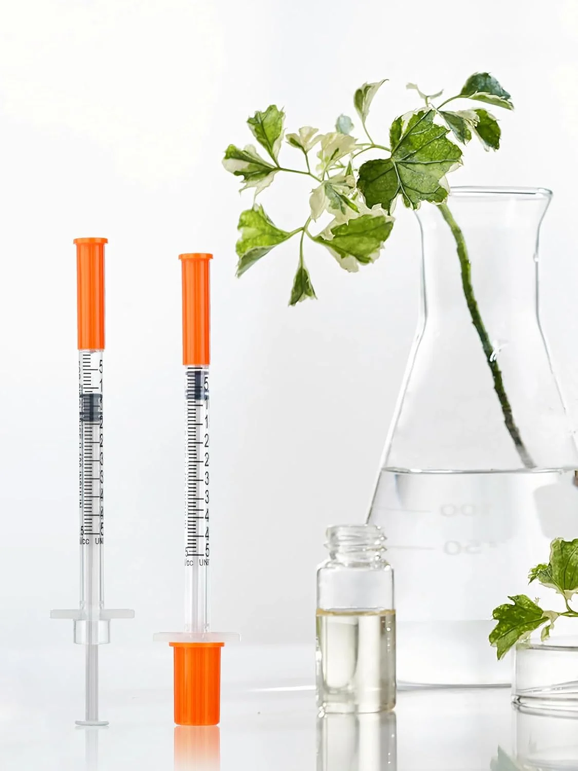 سرنگ 0.5 میلی لیتری با سرپوش، گیج 31، 1/4 اینچ (6 میلی متر)، بسته بندی تکی، بسته 100 عددی سرنگ آزمایشگاهی سرنگ 0.5 میلی لیتری با سرپوش، گیج 31، 1/4 اینچ (6 میلی متر)، بسته بندی تکی، بسته 100 عددی سرنگ آزمایشگاهی