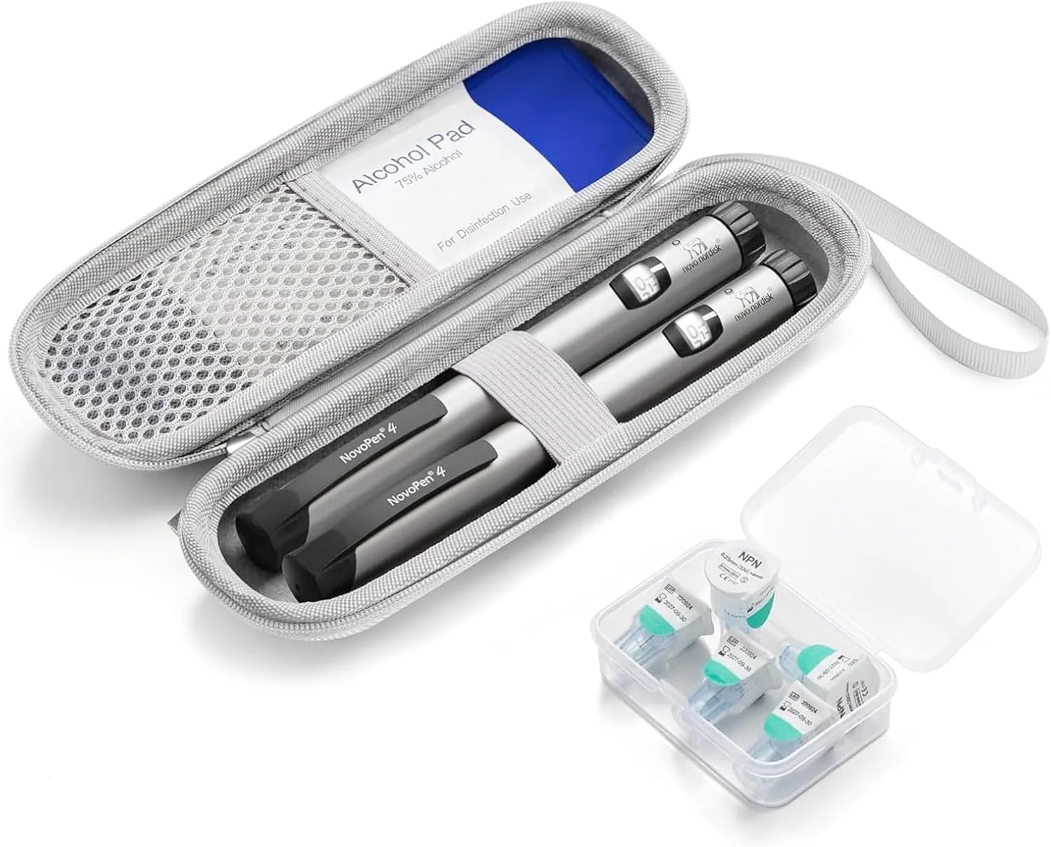 کیف خنک کننده انسولین sijidou، کیف مسافرتی قابل حمل انسولین، کیف های خنک کننده انسولین، سازمان دهنده عایق برای قلم های انسولین (خاکستری) کیف خنک کننده انسولین sijidou، کیف مسافرتی قابل حمل انسولین، کیف های خنک کننده انسولین، سازمان دهنده عایق برای قلم های انسولین (خاکستری)