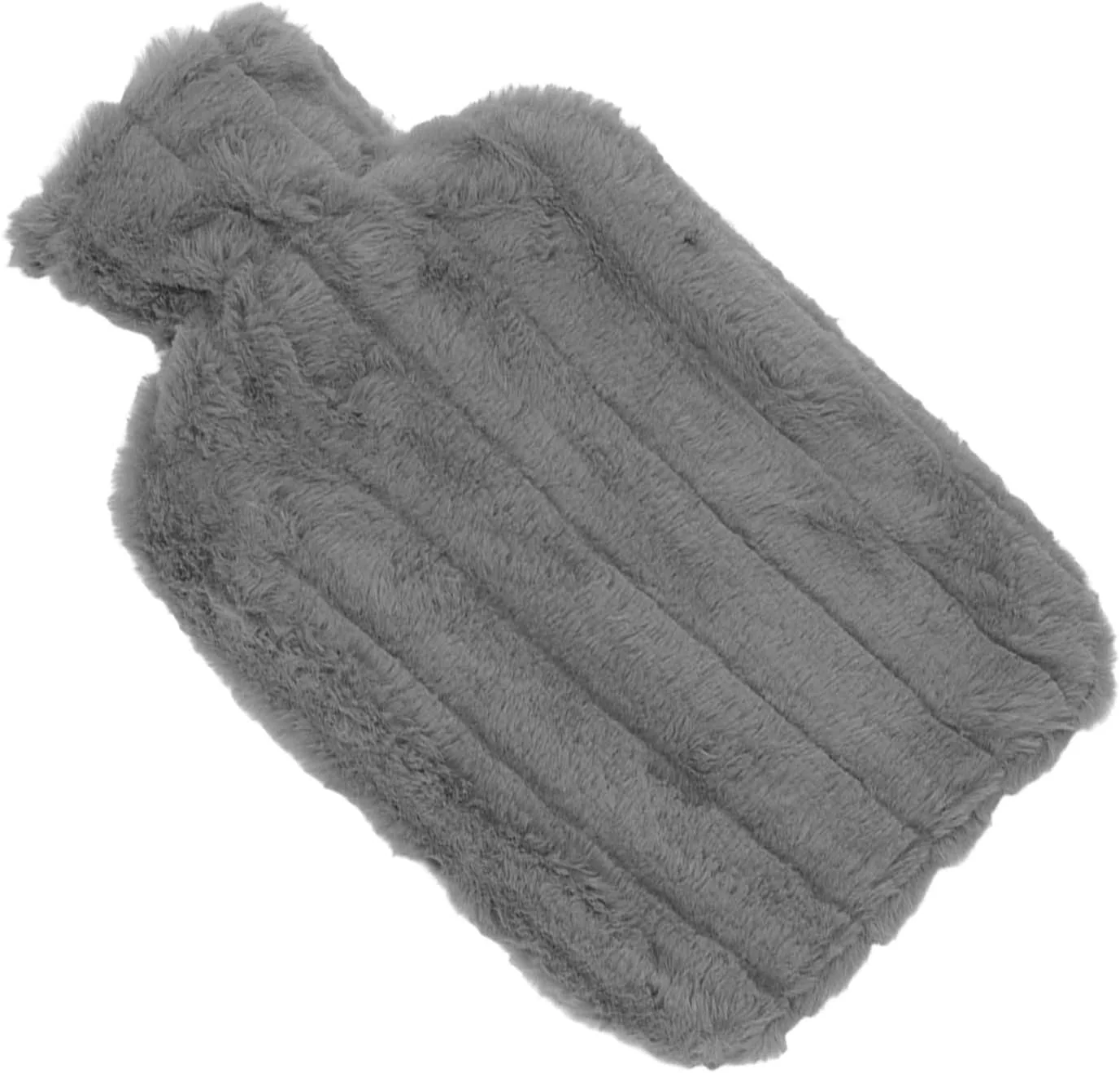 کیسه آب گرم 2000 میلی لیتری RvSky با روکش، بطری آب گرم تزریقی با چگالی بالا با روکش نرم برای زمستان (خاکستری تیره) کیسه آب گرم 2000 میلی لیتری RvSky با روکش، بطری آب گرم تزریقی با چگالی بالا با روکش نرم برای زمستان (خاکستری تیره)