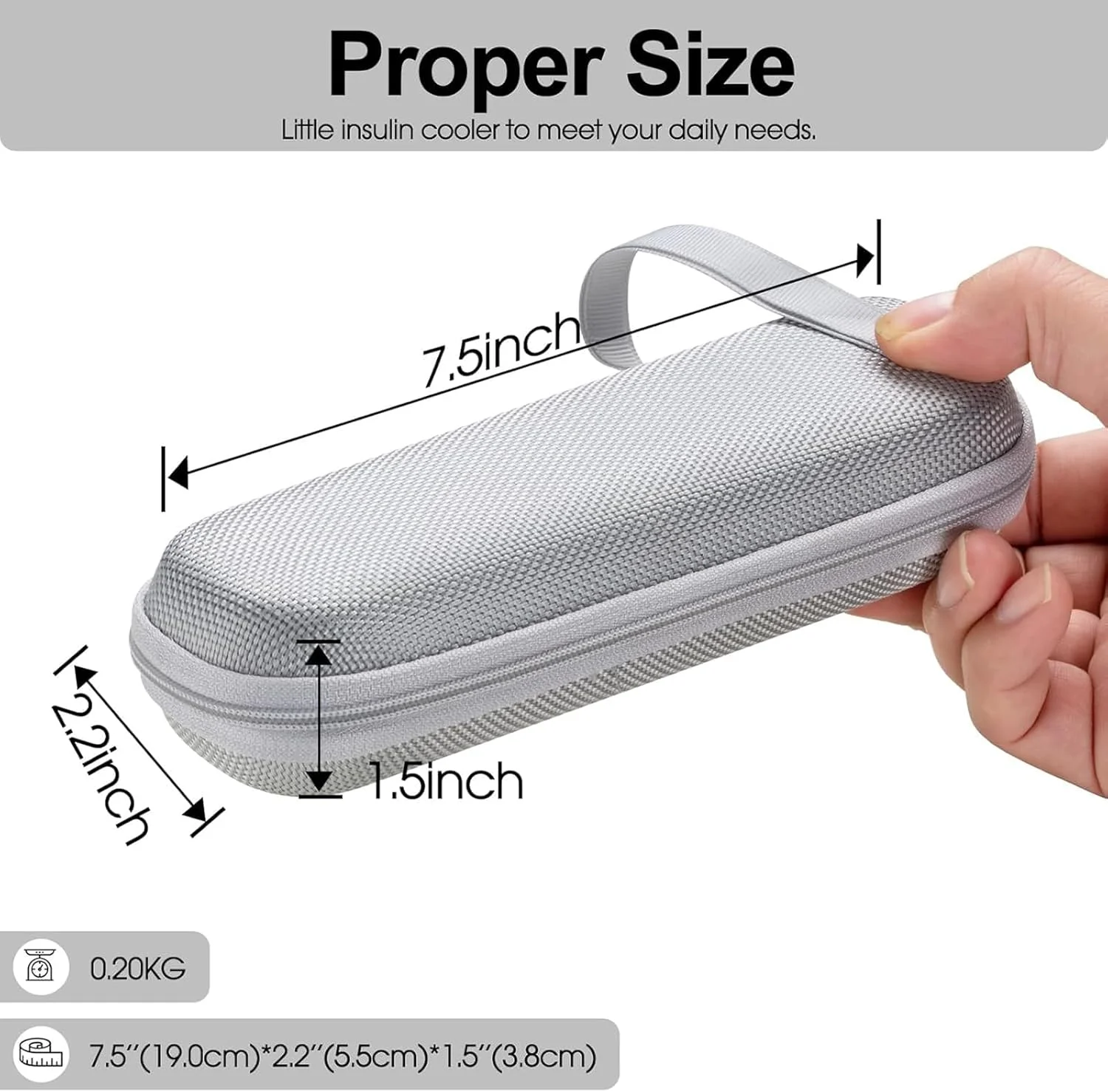 کیف خنک کننده انسولین sijidou، کیف مسافرتی قابل حمل انسولین، کیف های خنک کننده انسولین، سازمان دهنده عایق برای قلم های انسولین (خاکستری) کیف خنک کننده انسولین sijidou، کیف مسافرتی قابل حمل انسولین، کیف های خنک کننده انسولین، سازمان دهنده عایق برای قلم های انسولین (خاکستری)