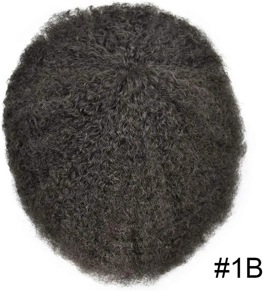 کلاه گیس آفریقایی SINGA HAIR برای مردان سیاه پوست، بافت مجعد، سیستم موی برزیلی، واحد موی تزریقی تمام PU برای مردان سیاه پوست (1B# مشکی طبیعی، آفریقایی 8 میلی متری) کلاه گیس آفریقایی SINGA HAIR برای مردان سیاه پوست، بافت مجعد، سیستم موی برزیلی، واحد موی تزریقی تمام PU برای مردان سیاه پوست (1B# مشکی طبیعی، آفریقایی 8 میلی متری)