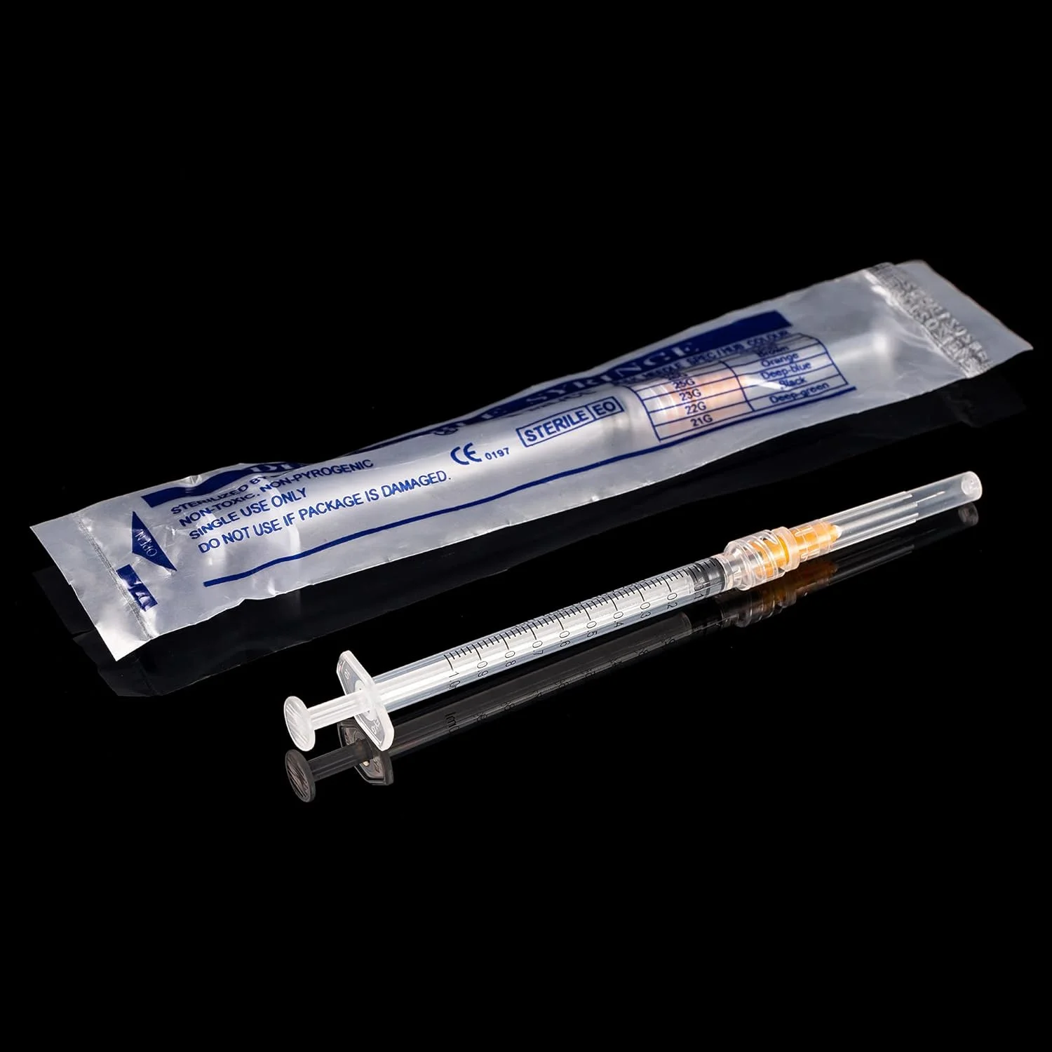 ابزار یکبار مصرف LVLUO با قفل Luer، حجم 1 سی سی/میلی لیتر، گیج 25، بسته بندی تکی - بسته 20 عددی ابزار یکبار مصرف LVLUO با قفل Luer، حجم 1 سی سی/میلی لیتر، گیج 25، بسته بندی تکی - بسته 20 عددی