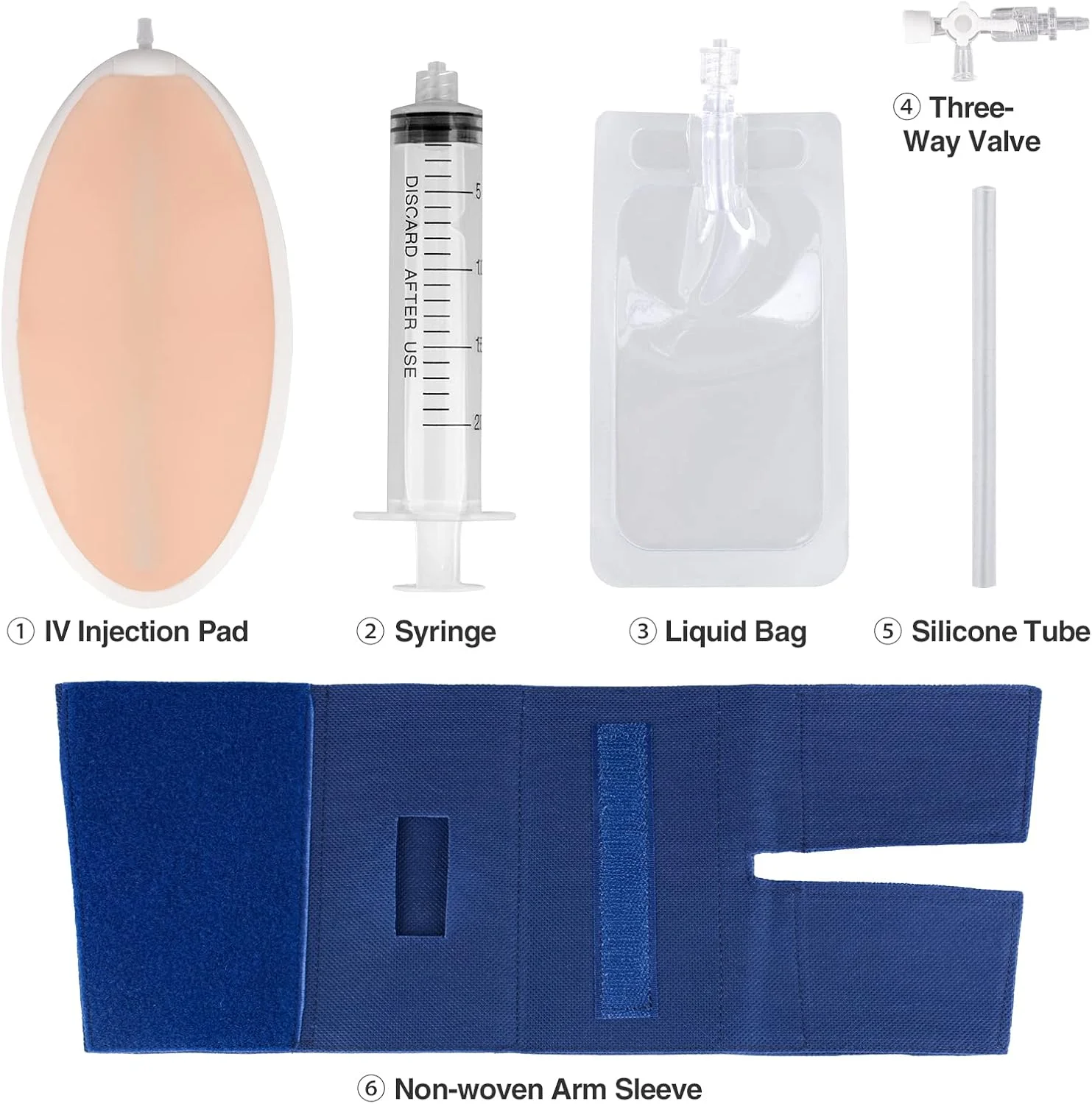 کیت تمرین تزریق Medarchitect برای آموزش تزریق، کیت تمرین تزریق پوشیدنی برای تمرین سوراخ وریدی، بلوک تمرین تزریق/وارد کردن IV برای آموزش پزشکی کیت تمرین تزریق Medarchitect برای آموزش تزریق، کیت تمرین تزریق پوشیدنی برای تمرین سوراخ وریدی، بلوک تمرین تزریق/وارد کردن IV برای آموزش پزشکی