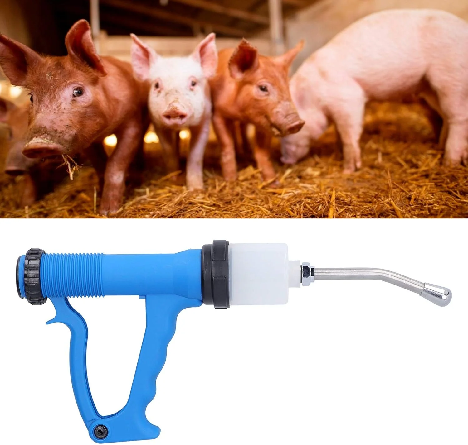 سرنگ دامپزشکی 70 میلی لیتری Leapiture، ابزار تزریق دارو برای حیوانات، لوازم جانبی دامپزشکی، دستگاه مراقبت از دام برای خوک، گاو، گوسفند، مناسب برای کشاورزان مدرن