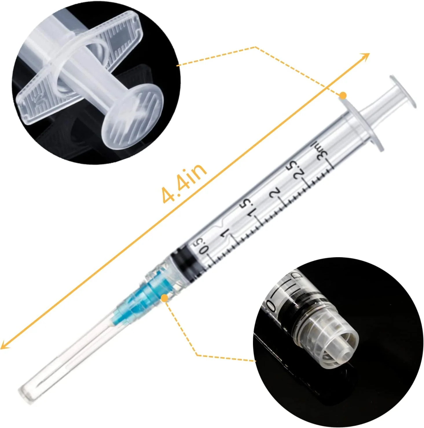 بسته 100 عددی سرنگ پلاستیکی 3 میلی لیتری KystuCare با گیج 23، سرنگ های تزریق نمونه آزمایشگاهی برای آزمایشگاه های علمی صنعتی، اندازه گیری مایعات، پر کردن مجدد جوهر، اپلیکاتور روغن یا چسب بسته 100 عددی سرنگ پلاستیکی 3 میلی لیتری KystuCare با گیج 23، سرنگ های تزریق نمونه آزمایشگاهی برای آزمایشگاه های علمی صنعتی، اندازه گیری مایعات، پر کردن مجدد جوهر، اپلیکاتور روغن یا چسب