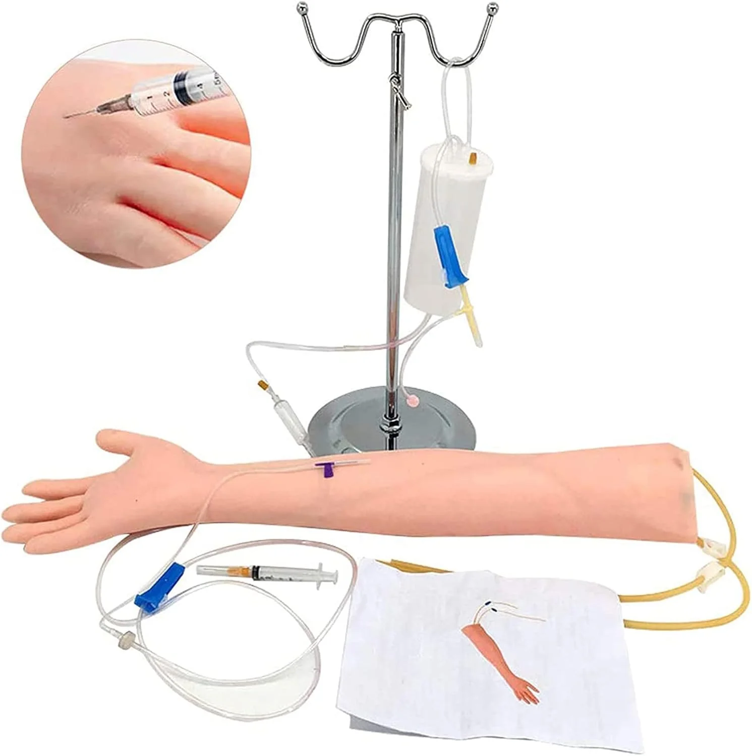 کیت بازوی تمرین تزریق وریدی زمستانی، بازوی آموزش خونگیری و رگ گیری، برای تزریق وریدی پرستار و پزشک، تزریق، تمرین خون گیری مدل آموزش پزشکی کیت بازوی تمرین تزریق وریدی زمستانی، بازوی آموزش خونگیری و رگ گیری، برای تزریق وریدی پرستار و پزشک، تزریق، تمرین خون گیری مدل آموزش پزشکی