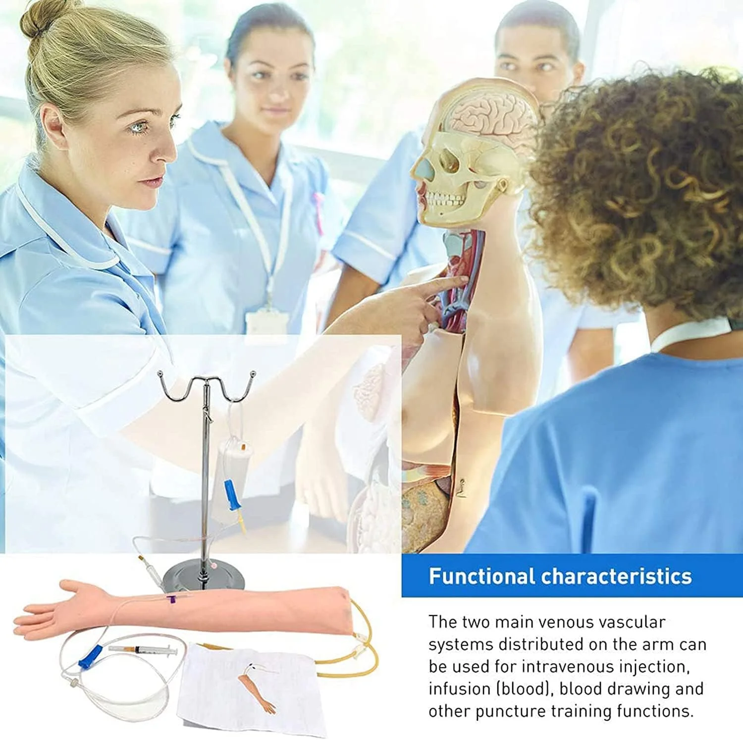 کیت بازوی تمرین تزریق وریدی زمستانی، بازوی آموزش خونگیری و رگ گیری، برای تزریق وریدی پرستار و پزشک، تزریق، تمرین خون گیری مدل آموزش پزشکی کیت بازوی تمرین تزریق وریدی زمستانی، بازوی آموزش خونگیری و رگ گیری، برای تزریق وریدی پرستار و پزشک، تزریق، تمرین خون گیری مدل آموزش پزشکی
