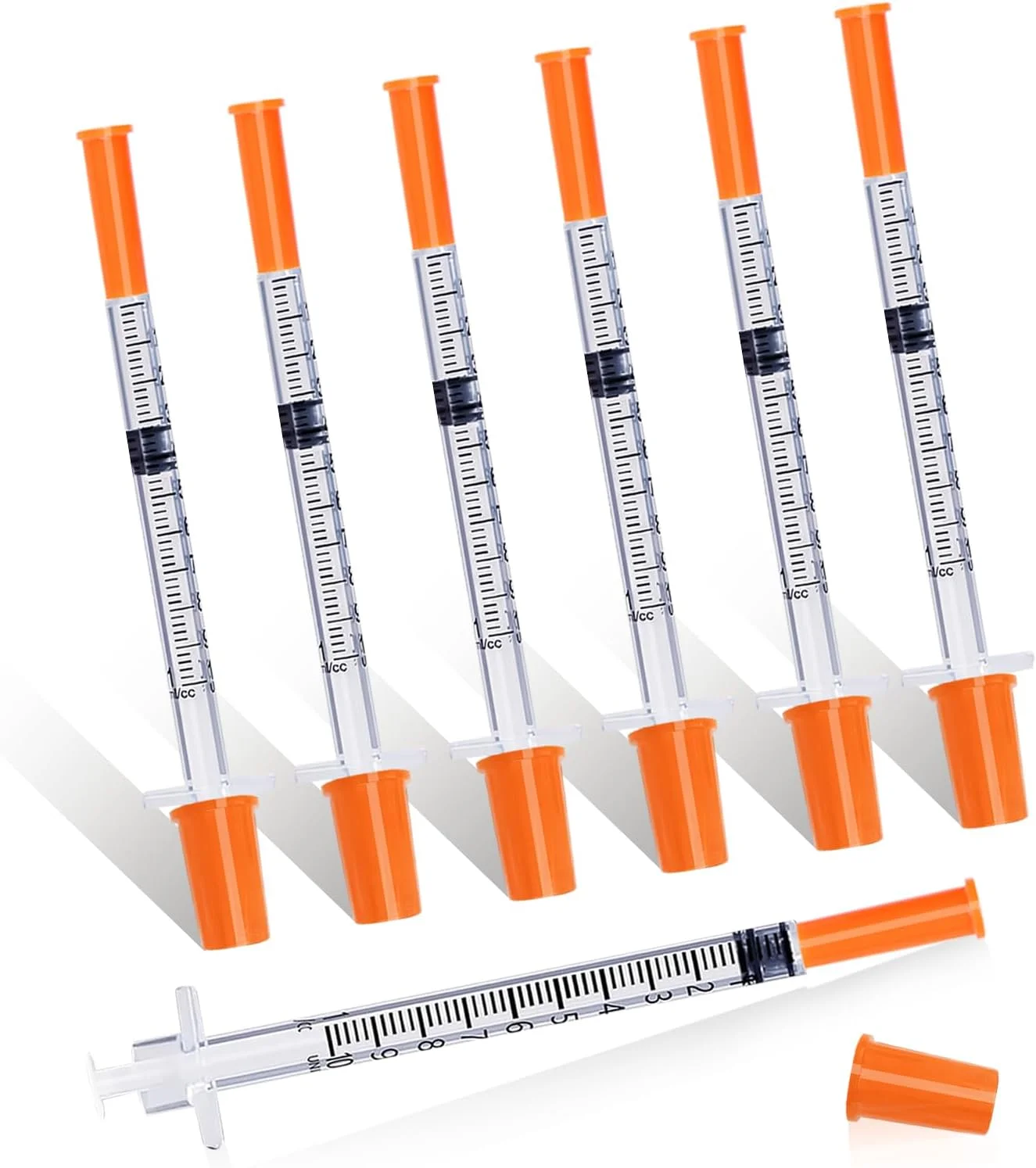 سرنگ JOINAP 0.5 میلی لیتر 31G 5/16 اینچ (8 میلی متر)، یکبار مصرف بسته بندی شده تکی، 100 عدد سرنگ JOINAP 0.5 میلی لیتر 31G 5/16 اینچ (8 میلی متر)، یکبار مصرف بسته بندی شده تکی، 100 عدد