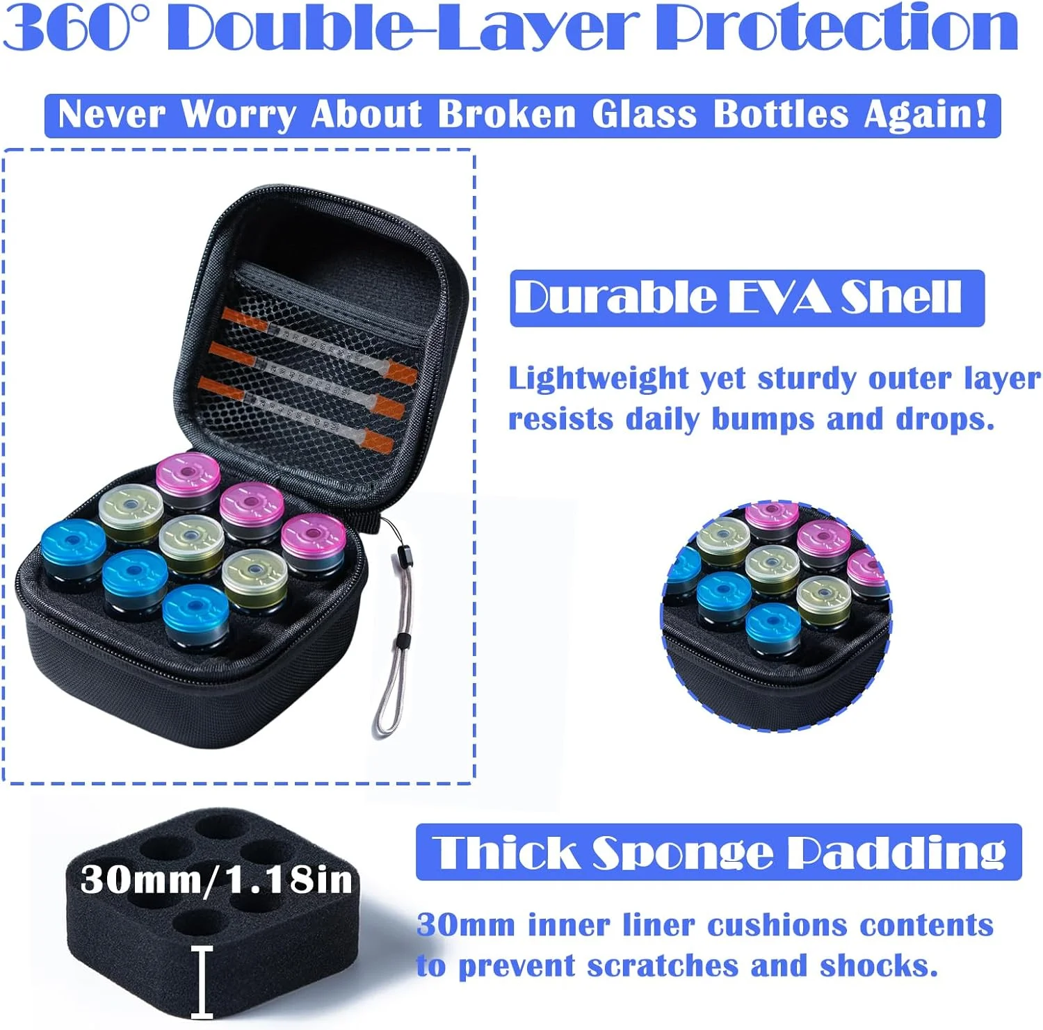 سازمان دهنده یخچال ویال های انسولین 9 خانه JFGLORIX برای افراد دیابتی، مناسب برای ویال های استاندارد 10 میلی لیتری U-100 سازمان دهنده یخچال ویال های انسولین 9 خانه JFGLORIX برای افراد دیابتی، مناسب برای ویال های استاندارد 10 میلی لیتری U-100