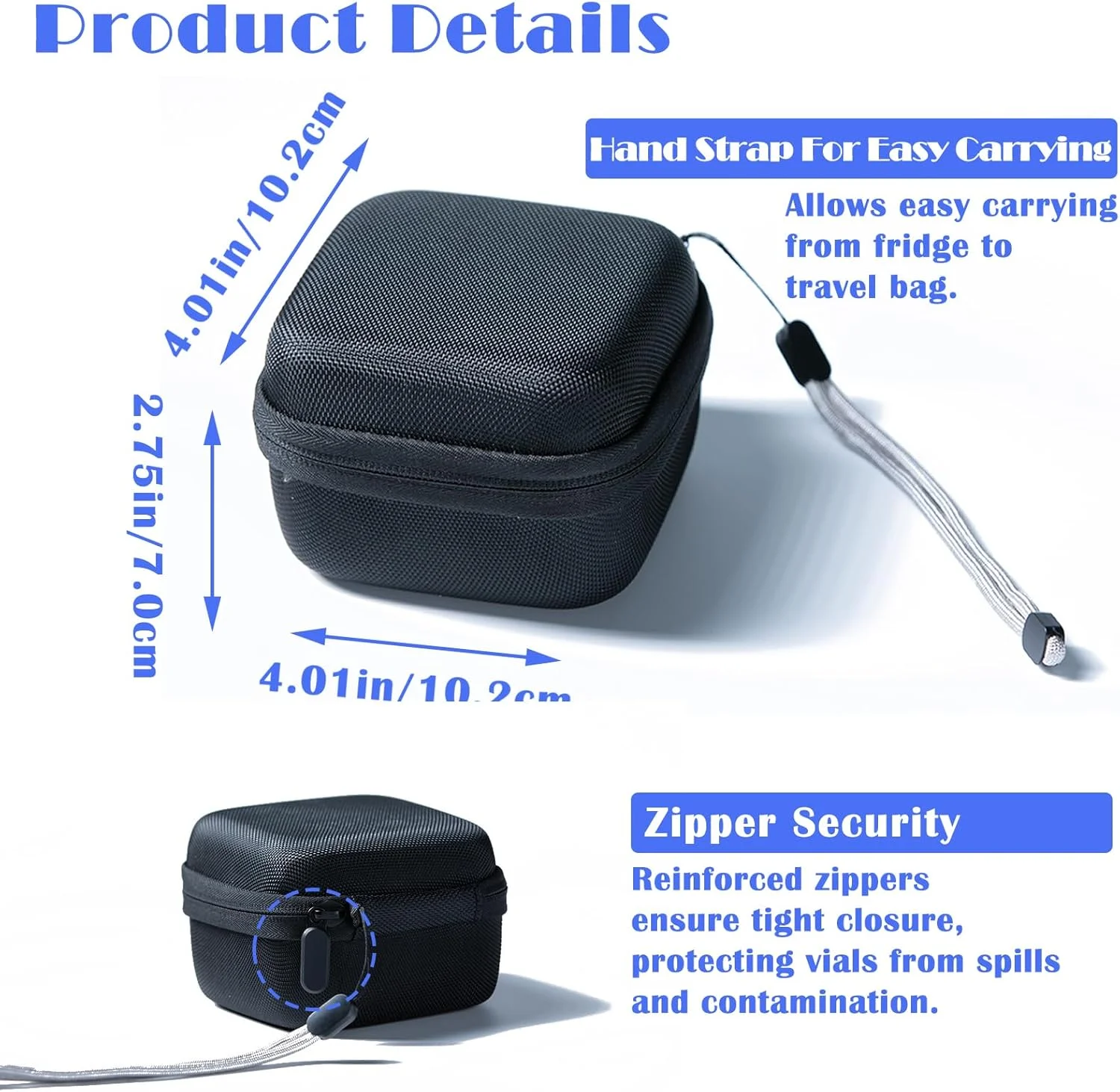 سازمان دهنده یخچال ویال های انسولین 9 خانه JFGLORIX برای افراد دیابتی، مناسب برای ویال های استاندارد 10 میلی لیتری U-100 سازمان دهنده یخچال ویال های انسولین 9 خانه JFGLORIX برای افراد دیابتی، مناسب برای ویال های استاندارد 10 میلی لیتری U-100