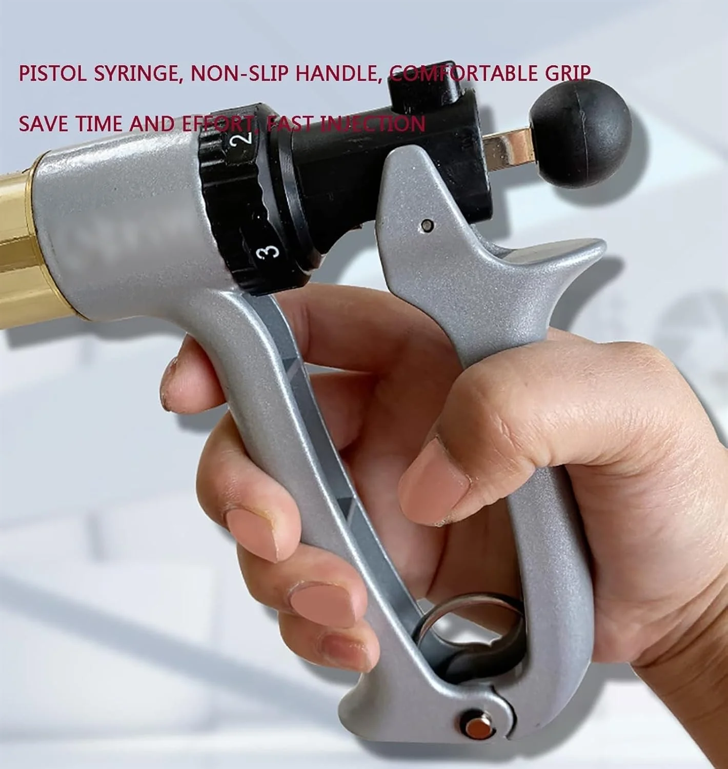 سرنگ دامپزشکی 25/50 میلی لیتری، تفنگ تزریق مداوم دام با دوز قابل تنظیم، تفنگ تزریق سرنگ دامپزشکی، دستگاه مراقبت از دام برای خوک گاو گوسفند مدرن (اندازه: 50 میلی لیتر) سرنگ دامپزشکی 25/50 میلی لیتری، تفنگ تزریق مداوم دام با دوز قابل تنظیم، تفنگ تزریق سرنگ دامپزشکی، دستگاه مراقبت از دام برای خوک گاو گوسفند مدرن (اندازه: 50 میلی لیتر)