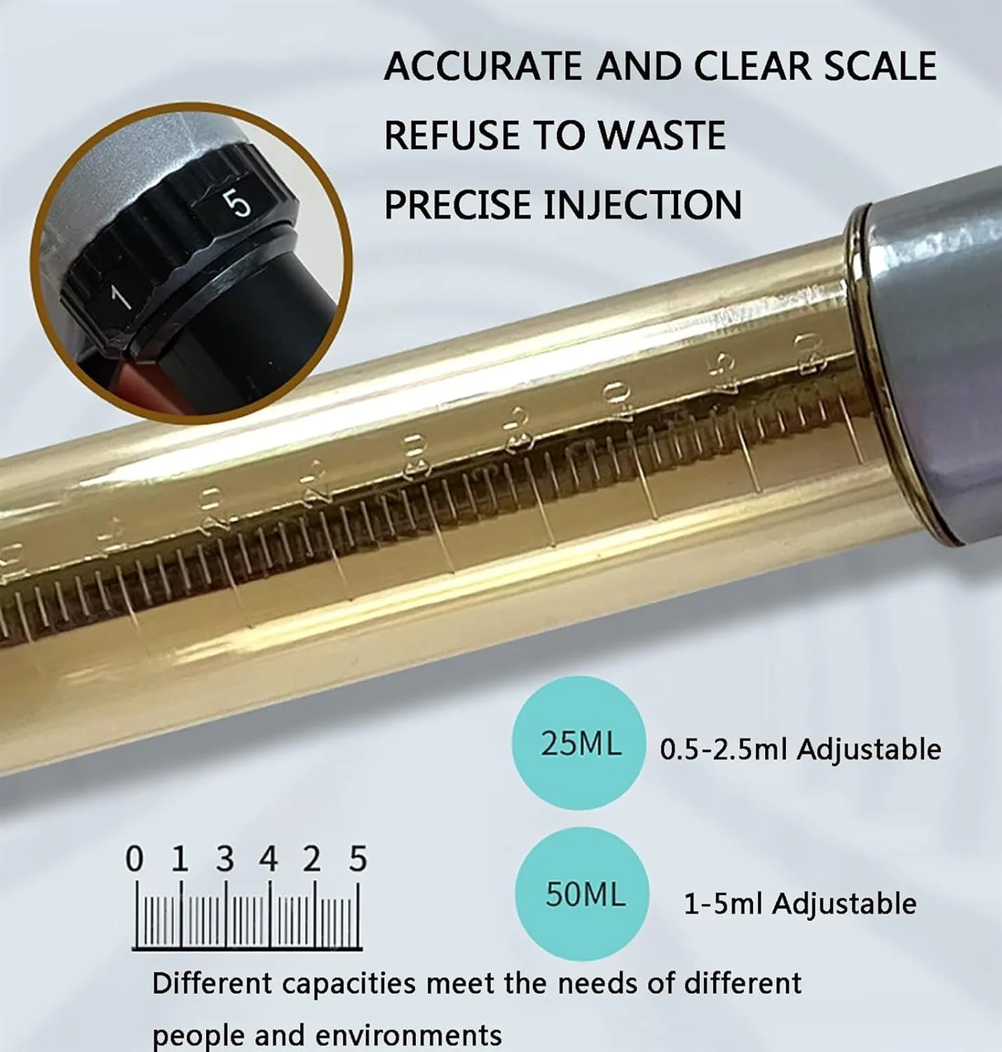 سرنگ دامپزشکی 25/50 میلی لیتری، تفنگ تزریق مداوم دام با دوز قابل تنظیم، تفنگ تزریق سرنگ دامپزشکی، دستگاه مراقبت از دام برای خوک گاو گوسفند مدرن (اندازه: 50 میلی لیتر) سرنگ دامپزشکی 25/50 میلی لیتری، تفنگ تزریق مداوم دام با دوز قابل تنظیم، تفنگ تزریق سرنگ دامپزشکی، دستگاه مراقبت از دام برای خوک گاو گوسفند مدرن (اندازه: 50 میلی لیتر)