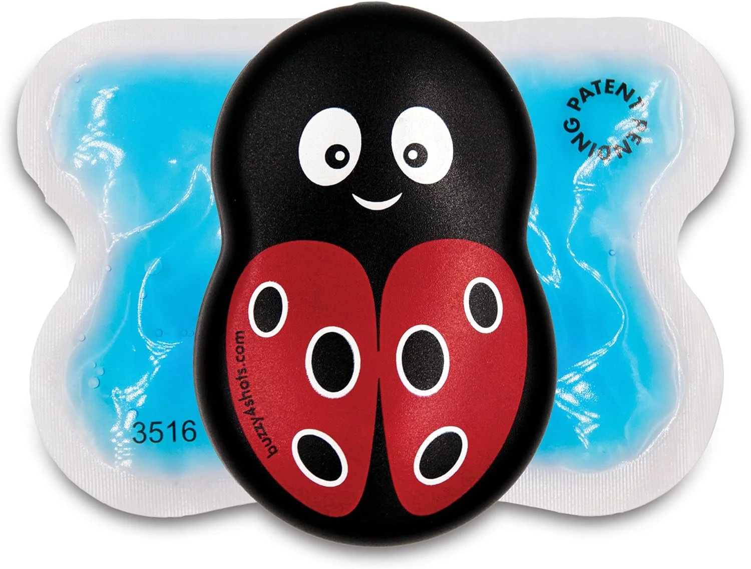 کمپرس یخ ویبره دار پزشکی Buzzy - تسکین درد برای تزریق، واکسن، قرار دادن IV و روش های کوتاه - همانطور که در Shark Tank دیده شد - ابزار حرفه ای - مینی - LadyBuzz