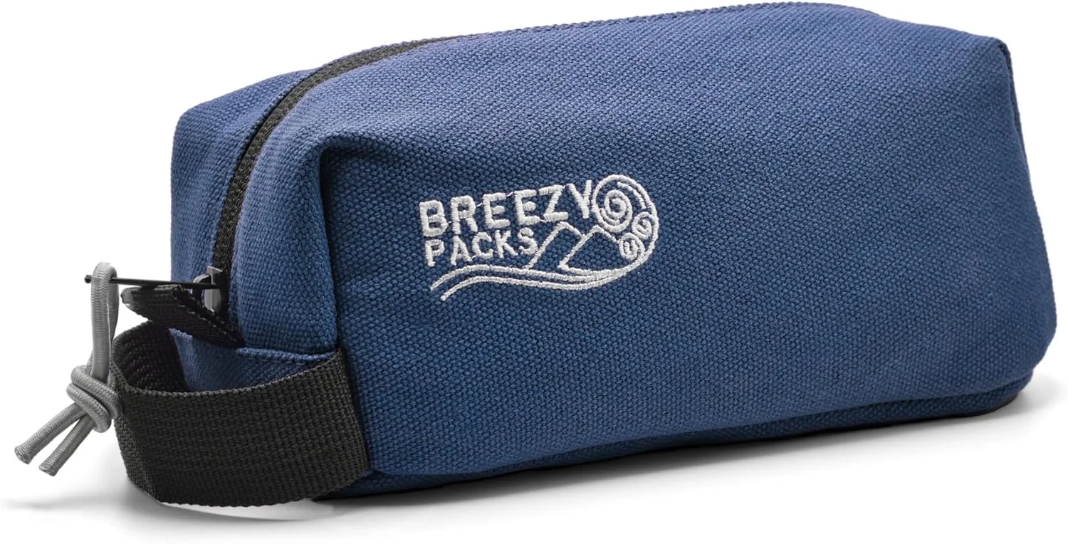 کیف خنک نگهدارنده انسولین BreezyPacks | کیف حمل EpiPen | کیف مسافرتی انسولین مورد تایید TSA | خود شارژ شونده، بدون نیاز به برق یا یخچال، دارو را در دمای اتاق نگه می دارد. | Breezy Extra (سرمه ای) V2