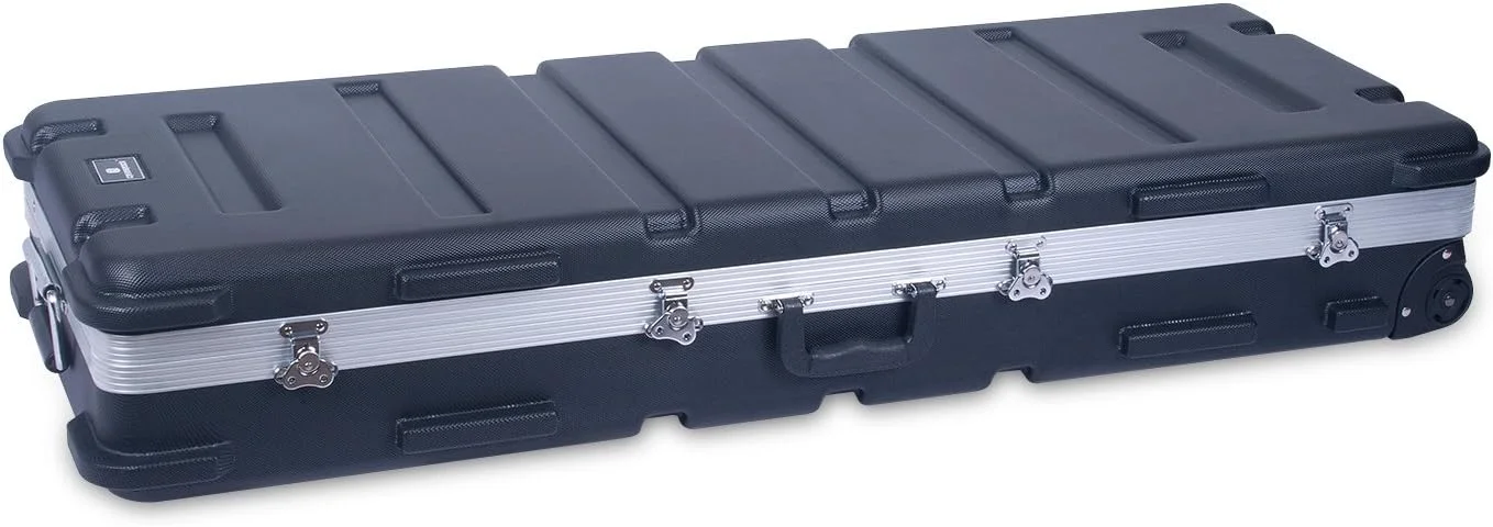 کیف صفحه کلید 61 کلیدی Crossrock PE با چرخ و بدنه سخت - مشکی (CRA862YKBK)