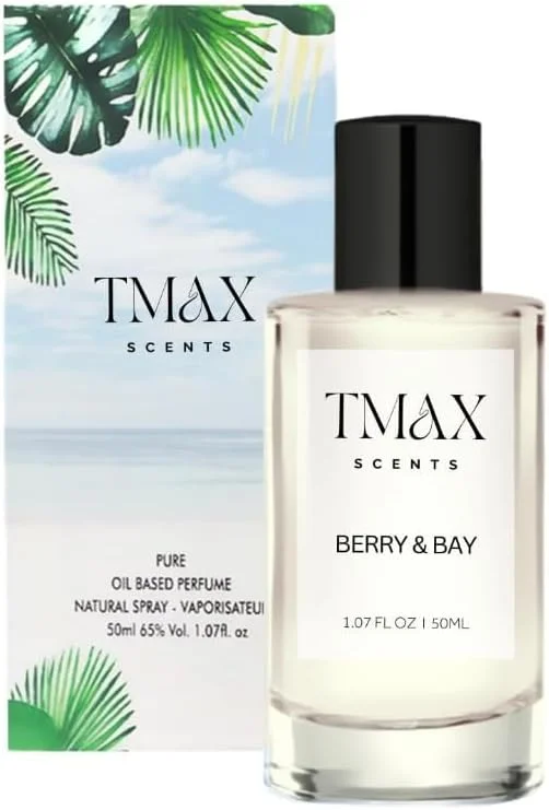 عطر زنانه تی مکس سنتس بری بی 50 میلی لیتر - الهام گرفته از بلک بری و بی - رایحه میوه ای تند چوبی - ادو پرفیوم ماندگار برای بانوان