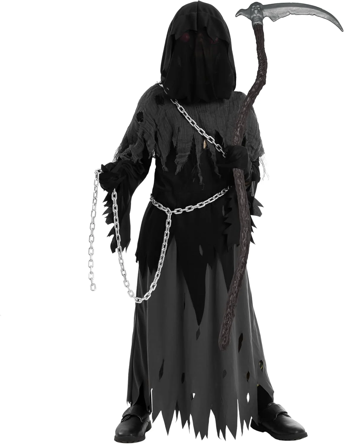 لباس شبح مرگ چشم درخشان کودکانه Spooktacular Creations، لباس شبح برای لباس هالووین شبح وار