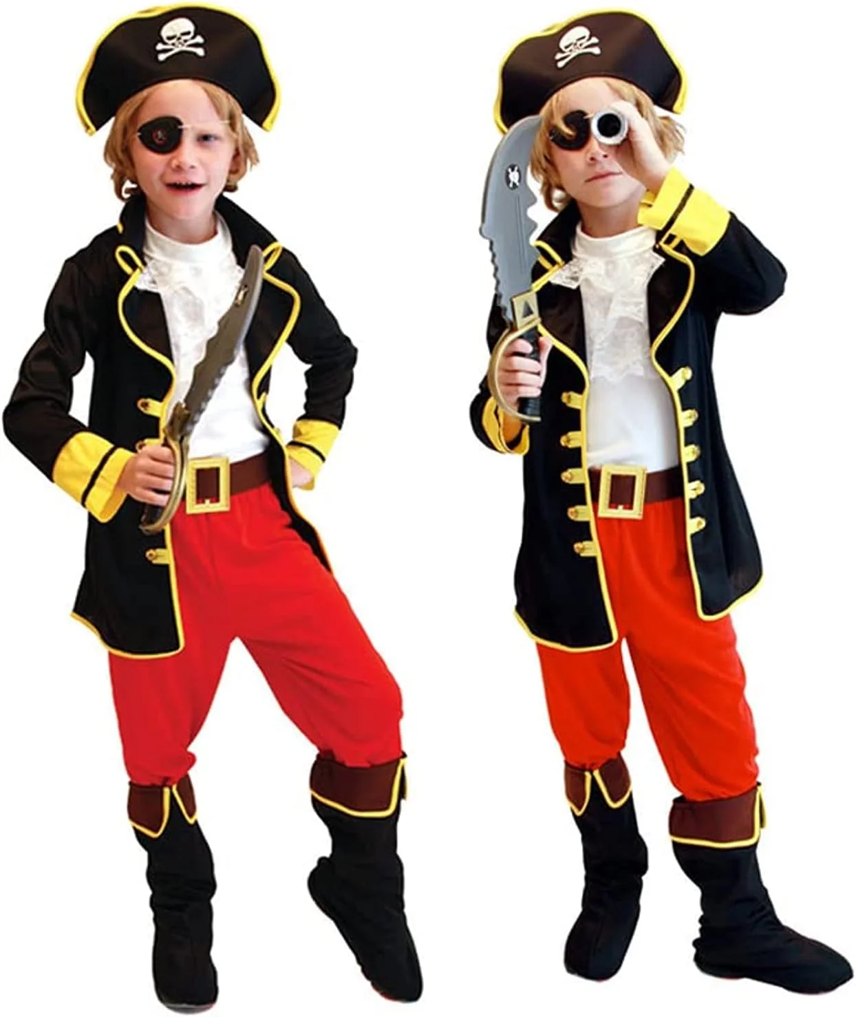 لباس دزد دریایی Shopzinia، لباس هالووین بچه گانه، لباس Cosplay