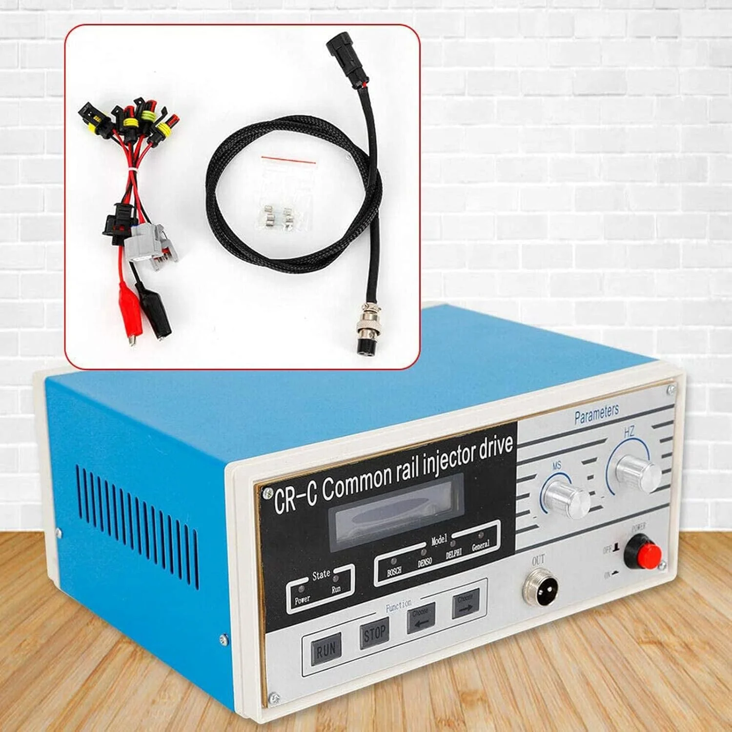 تستر انژکتور دیزل چند منظوره Amhuui، نازل S60H 220V، دستگاه بررسی انژکتور، ابزار تزریق، برای انژکتورهای الکترومغناطیسی