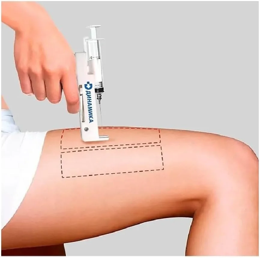 تفنگ تزریق سرنگی دینامیک، دستگاه تزریق مجدد قابل استفاده، سرنگ 5 میلی لیتر، دستگاه تزریق