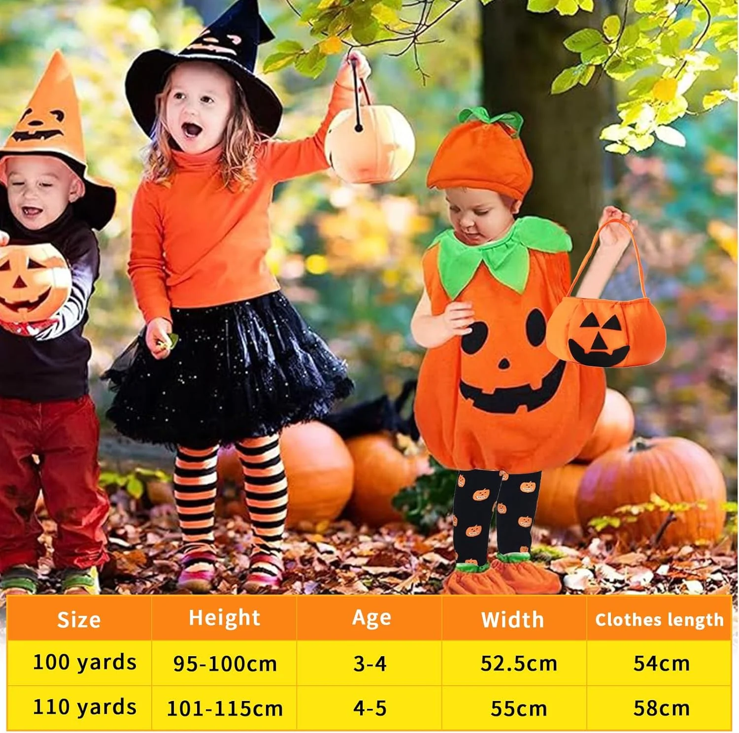 لباس هالووین Pomefar برای کودکان، لباس کدو تنبل هالووین برای پسران و دختران 3-5 ساله، لباس های زیبای مهمانی هالووین لباس هالووین Pomefar برای کودکان، لباس کدو تنبل هالووین برای پسران و دختران 3-5 ساله، لباس های زیبای مهمانی هالووین