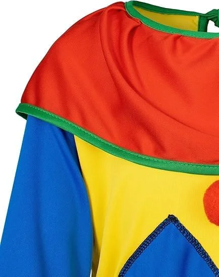 ست لباس دلقک بچه گانه برای هالووین، لباس دلقک با کلاه گیس، لباس سیرک پسرانه دخترانه، لباس سریع و آسان برای مهمانی هالووین، کارناوال، اجرای نمایشی ست لباس دلقک بچه گانه برای هالووین، لباس دلقک با کلاه گیس، لباس سیرک پسرانه دخترانه، لباس سریع و آسان برای مهمانی هالووین، کارناوال، اجرای نمایشی