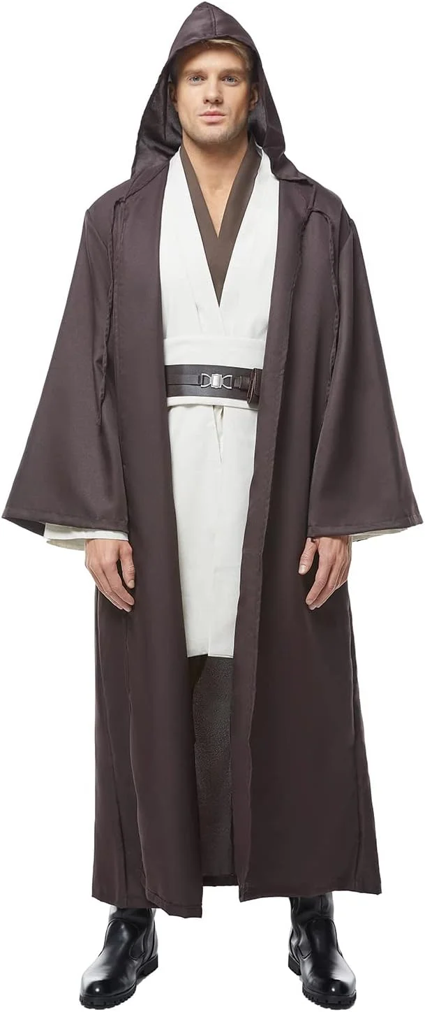 لباس مردانه تونیک Cosplay، لباس هالووین، روپوش، یونیفرم کلاه دار، ست کامل لباس مردانه تونیک Cosplay، لباس هالووین، روپوش، یونیفرم کلاه دار، ست کامل