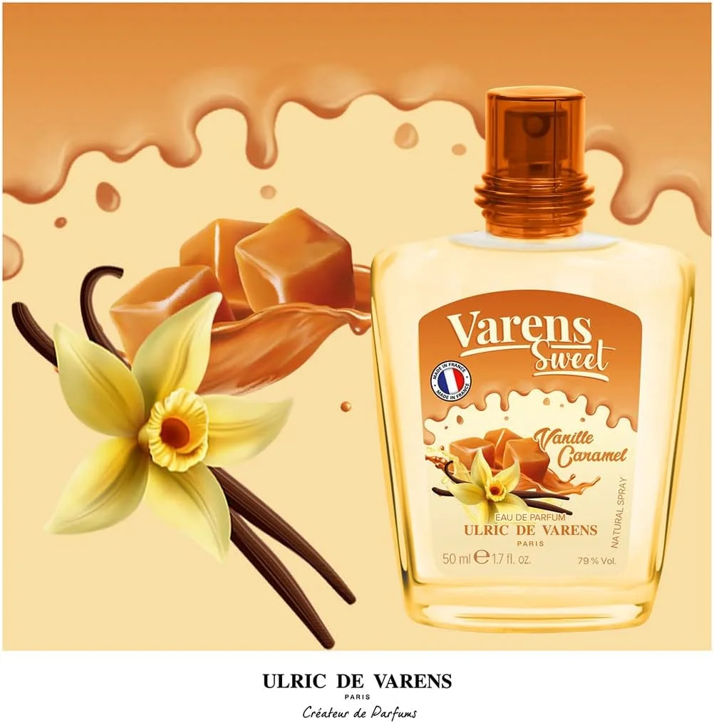 عطر زنانه اولریک دو وارنس وارنس سوییت وانیل کارامل لیکوئید ادو پرفیوم 50 میلی لیتر