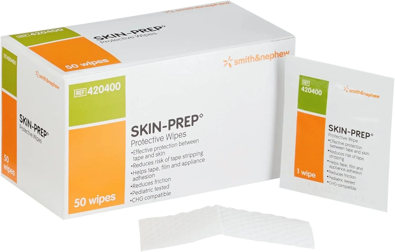 دستمال مرطوب محافظ پوست Smith & Nephew Skin-Prep - جعبه 50 عددی