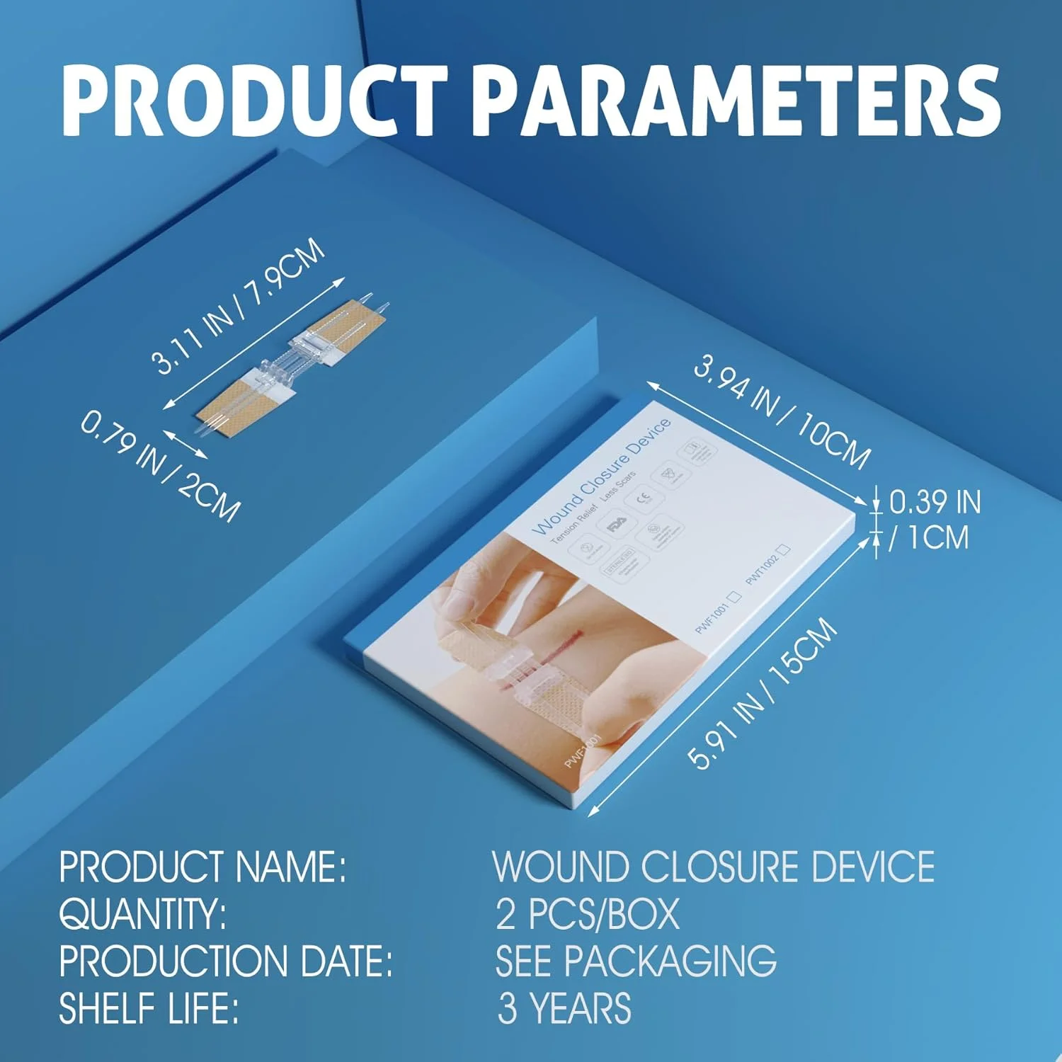 دستگاه بستن زخم زیپ استیچ سی برد، کیت بخیه اضطراری زیپ استیچ، بانداژ با نوارهای استری، بسته 2 عددی، ترمیم بدون درد بریدگی بدون بخیه، مراقبت از زخم و کمک های اولیه، بژ