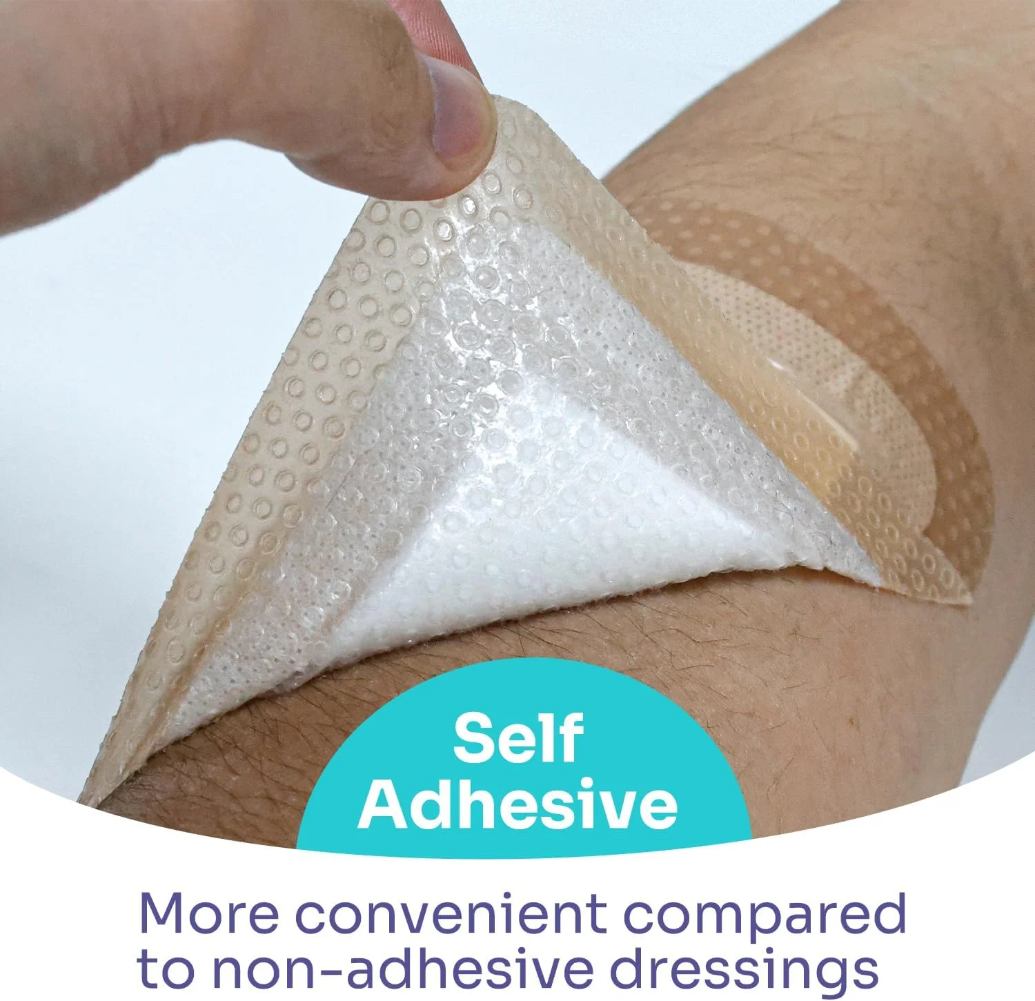 پانسمان سیلیکونی فوق جاذب زخم با حاشیه بسته 10 عددی، 5" X 5" واجد شرایط FSA HSA، بانداژهای چسبنده ملایم برای زخم های با ترشح زیاد، پدهای مراقبت از زخم نرم برای زخم، جراحی، سوختگی درجه l - ll پانسمان سیلیکونی فوق جاذب زخم با حاشیه بسته 10 عددی، 5" X 5" واجد شرایط FSA HSA، بانداژهای چسبنده ملایم برای زخم های با ترشح زیاد، پدهای مراقبت از زخم نرم برای زخم، جراحی، سوختگی درجه l - ll