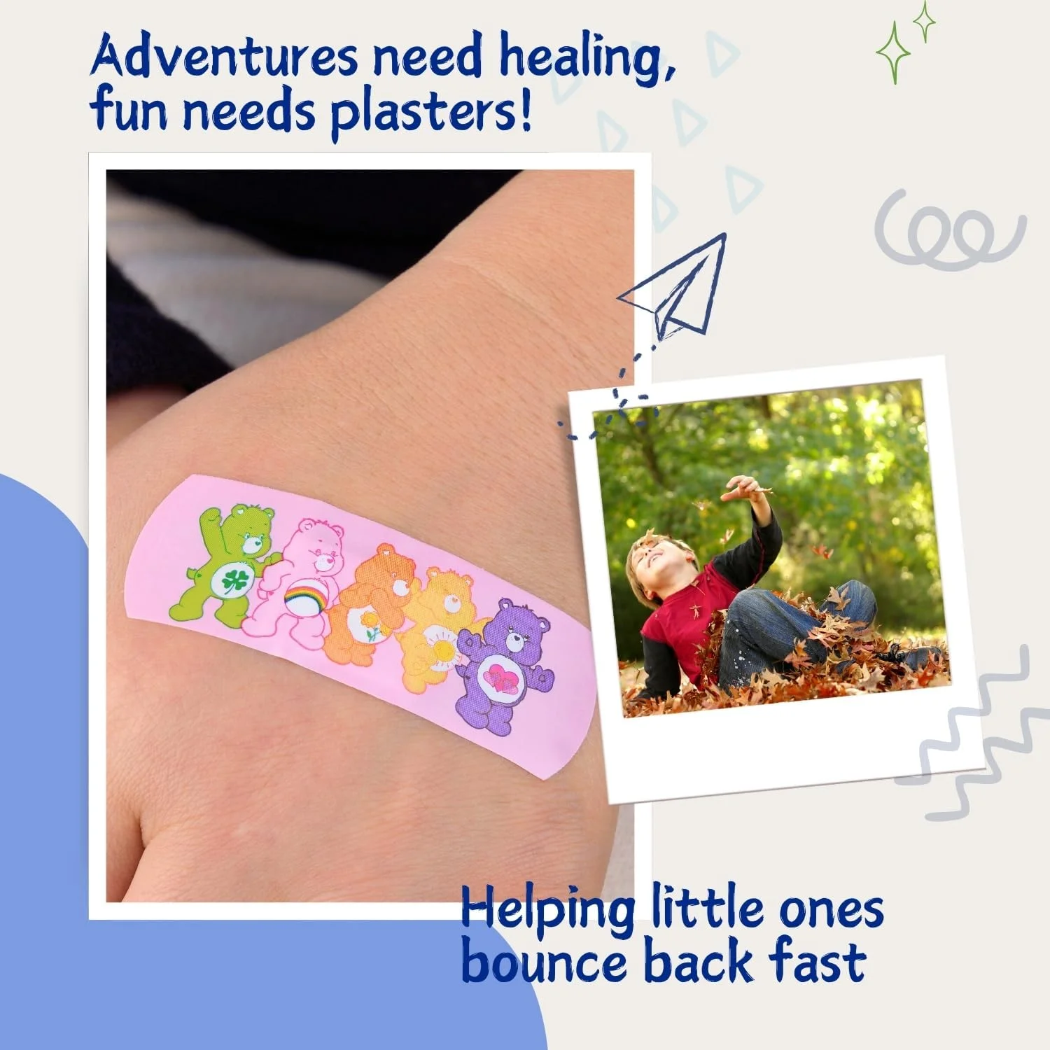 چسب زخم جعبه فلزی خرس های مهربان، دو سایز با طرح زیبای خرس های مهربان، جدا سازی آسان و سازگار با پوست، چسب تنفسی، 24 عدد چسب چسب زخم جعبه فلزی خرس های مهربان، دو سایز با طرح زیبای خرس های مهربان، جدا سازی آسان و سازگار با پوست، چسب تنفسی، 24 عدد چسب