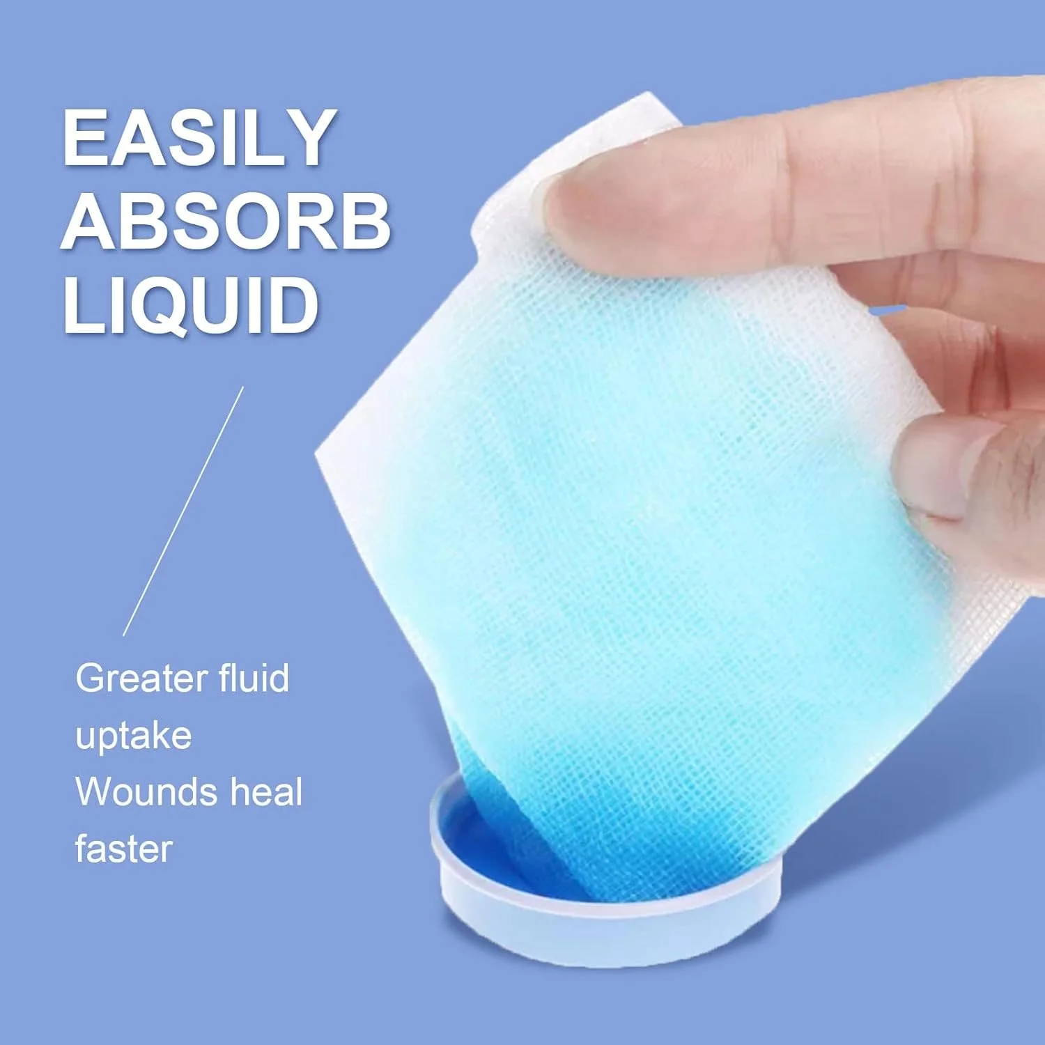 60 عدد پد گاز استریل، پدهای پانسمان غیر چسبنده مراقبت از زخم برای کمک های اولیه، مصارف پزشکی و خانگی 60 عدد پد گاز استریل، پدهای پانسمان غیر چسبنده مراقبت از زخم برای کمک های اولیه، مصارف پزشکی و خانگی