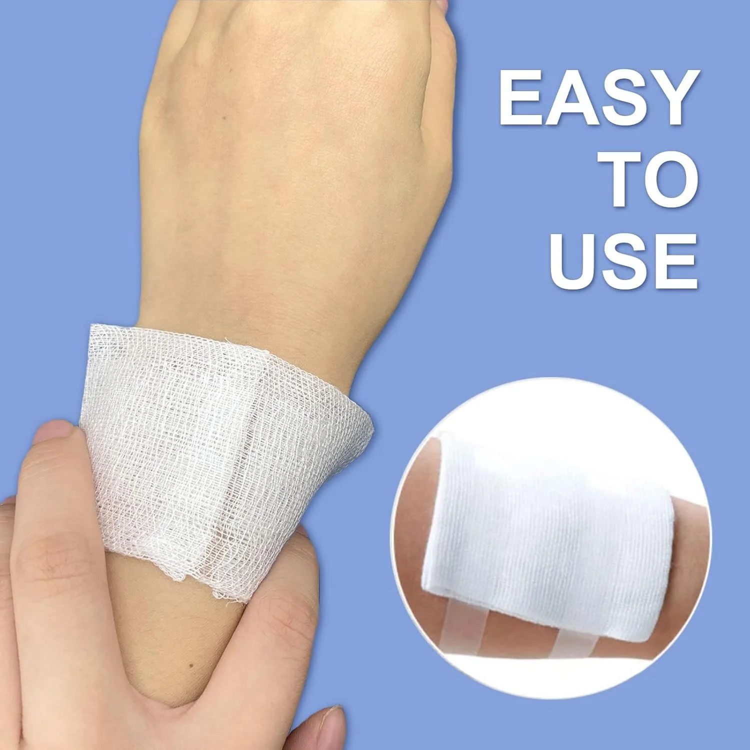 60 عدد پد گاز استریل، پدهای پانسمان غیر چسبنده مراقبت از زخم برای کمک های اولیه، مصارف پزشکی و خانگی 60 عدد پد گاز استریل، پدهای پانسمان غیر چسبنده مراقبت از زخم برای کمک های اولیه، مصارف پزشکی و خانگی