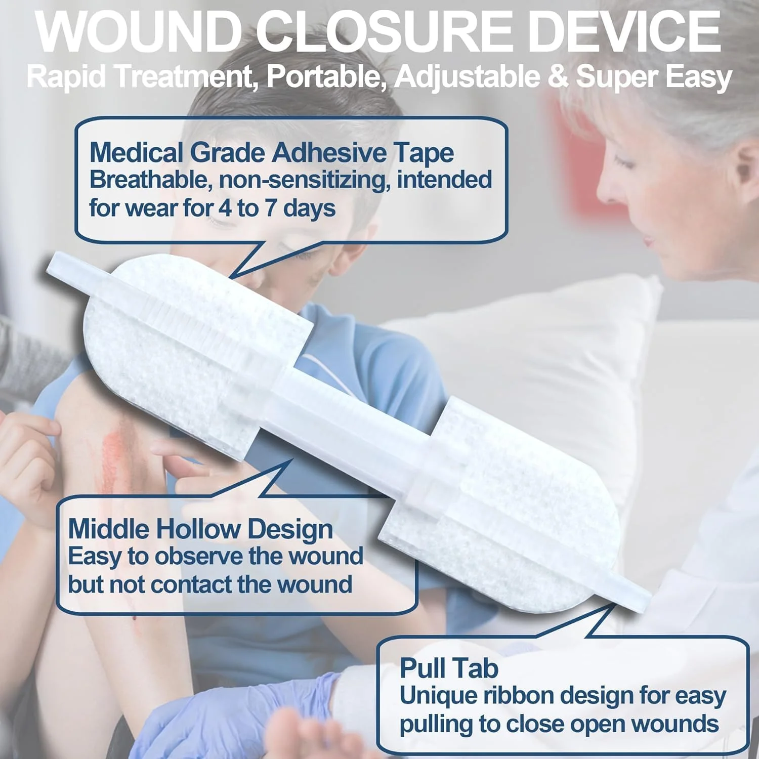 نوار بخیه بستن زخم نالاکال، کیت بستن اضطراری پارگی برای ترمیم زخم های ترکیبی بدون بخیه، چسب بخیه پروانه ای برای بستن زخم، پوشاندن زخم 3 عدد نوار بخیه بستن زخم نالاکال، کیت بستن اضطراری پارگی برای ترمیم زخم های ترکیبی بدون بخیه، چسب بخیه پروانه ای برای بستن زخم، پوشاندن زخم 3 عدد