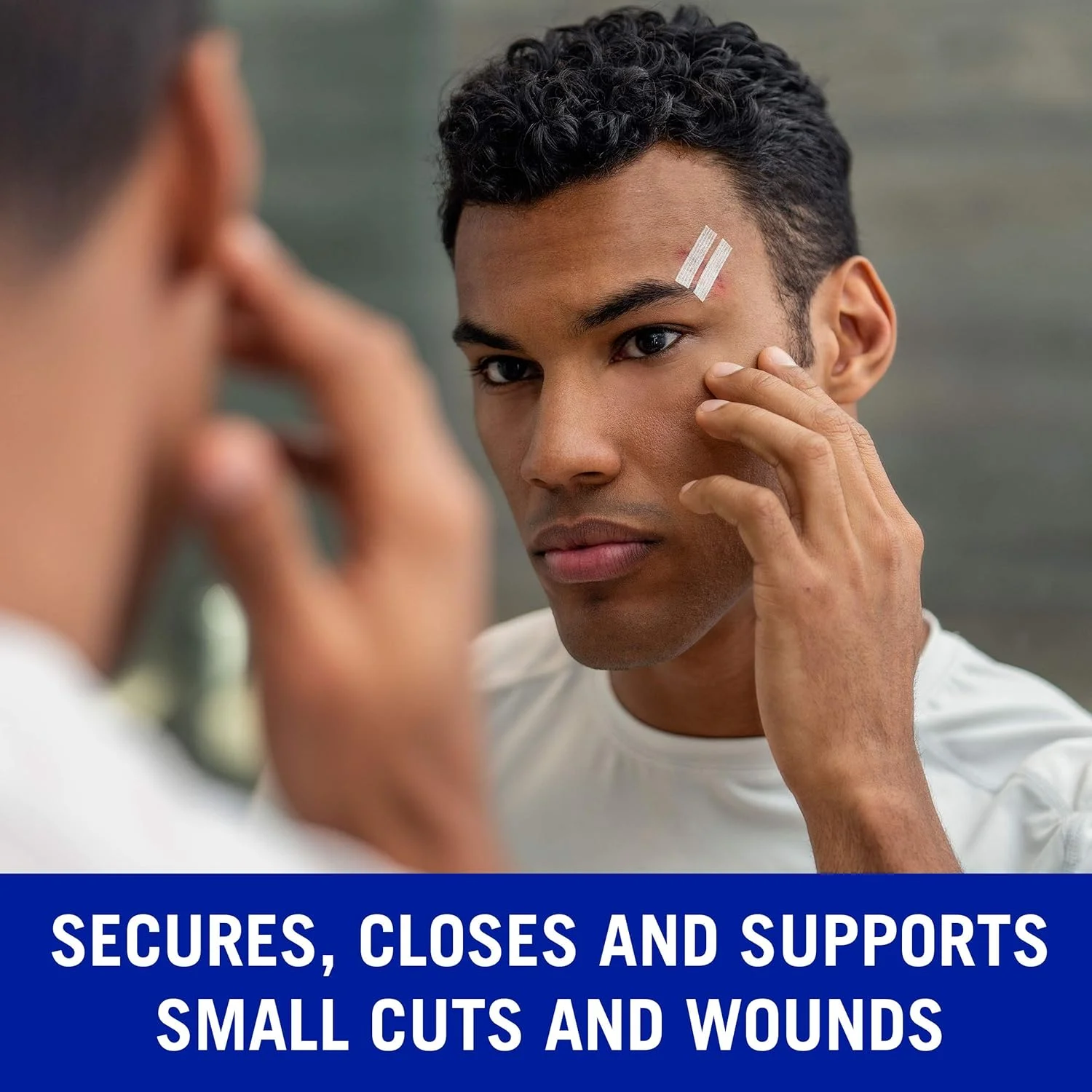 نوار بخیه چسبی Nexcare Steri-Strip، برای بستن بریدگی ها و زخم های کوچک، 1/2 اینچ در 4 اینچ، 18 عدد