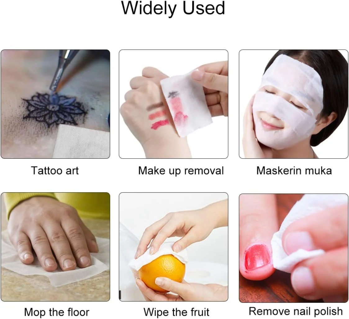 پدهای گاز استریل غیر بافته - 100 عدد، 4 لایه، 4x4 اینچ، پدهای گاز غیر استریل چند منظوره، مراقبت از زخم، مراقبت از پوست، گاز پاک کننده آرایش