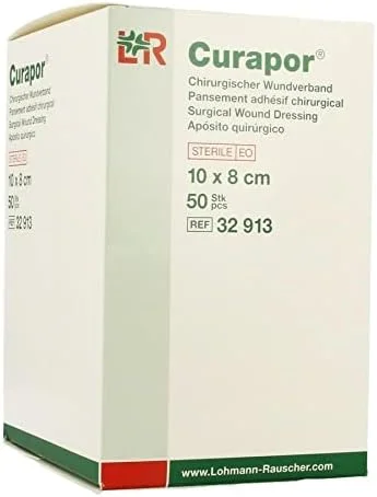 ست 50 عددی پانسمان جراحی استریل Curapor Lohmann & Rauscher سایز 10x8 سانتی متر