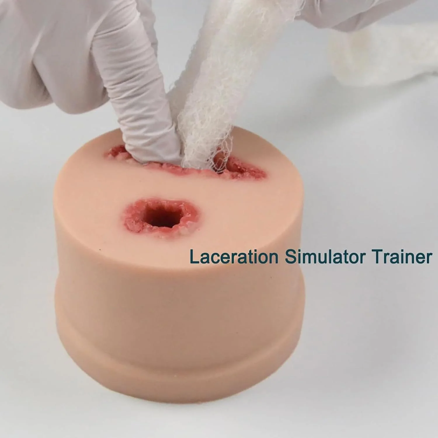 مدل آموزش مراقبت از زخم، مدل آموزش هموستاز تروما، مدل آموزش بسته زخم ران، شبیه سازی سیلیکونی پوست انسان، تمرینات بخیه برای دوره آموزش کمک های اولیه