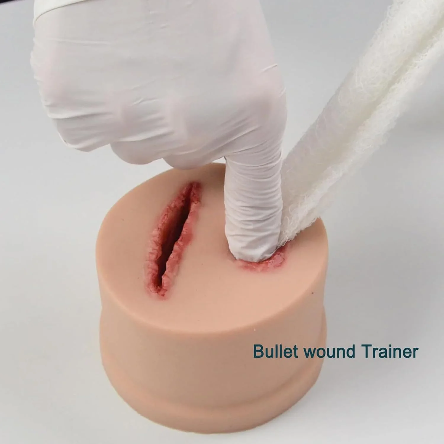 مدل آموزش مراقبت از زخم، مدل آموزش هموستاز تروما، مدل آموزش بسته زخم ران، شبیه سازی سیلیکونی پوست انسان، تمرینات بخیه برای دوره آموزش کمک های اولیه